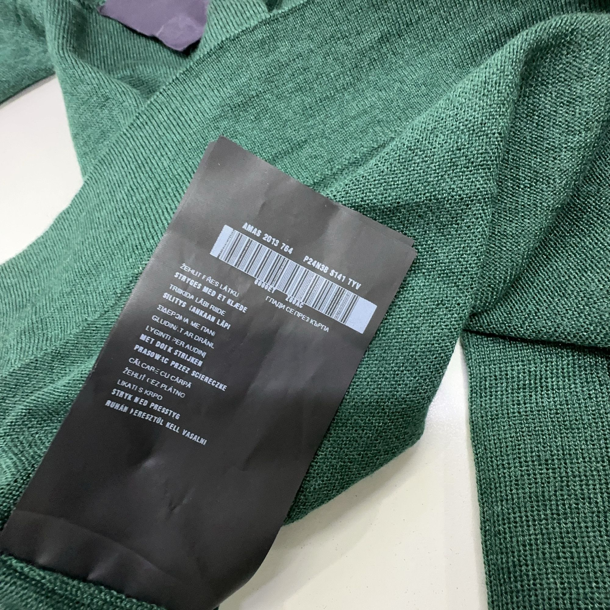 Prada Prada Green Contrast Trim Knit Sweater Size 38 Size XS / US 0-2 / IT 36-38 - 6 Thumbnail