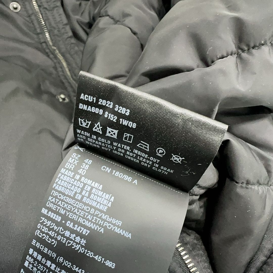 Prada Prada Re-Nylon Hooded Jacket Size M Size US M / EU 48-50 / 2 - 7 Thumbnail