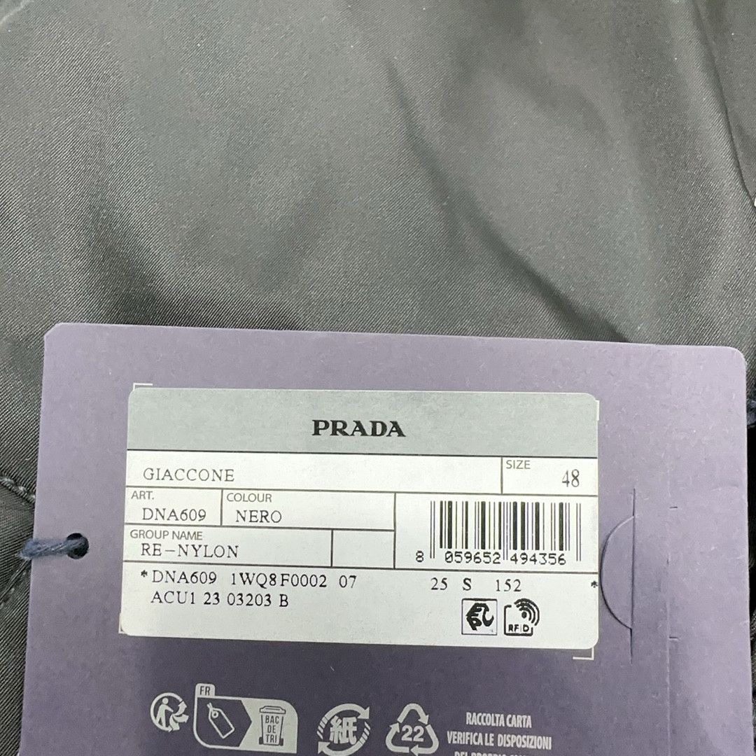 Prada Prada Re-Nylon Hooded Jacket Size M Size US M / EU 48-50 / 2 - 4 Thumbnail