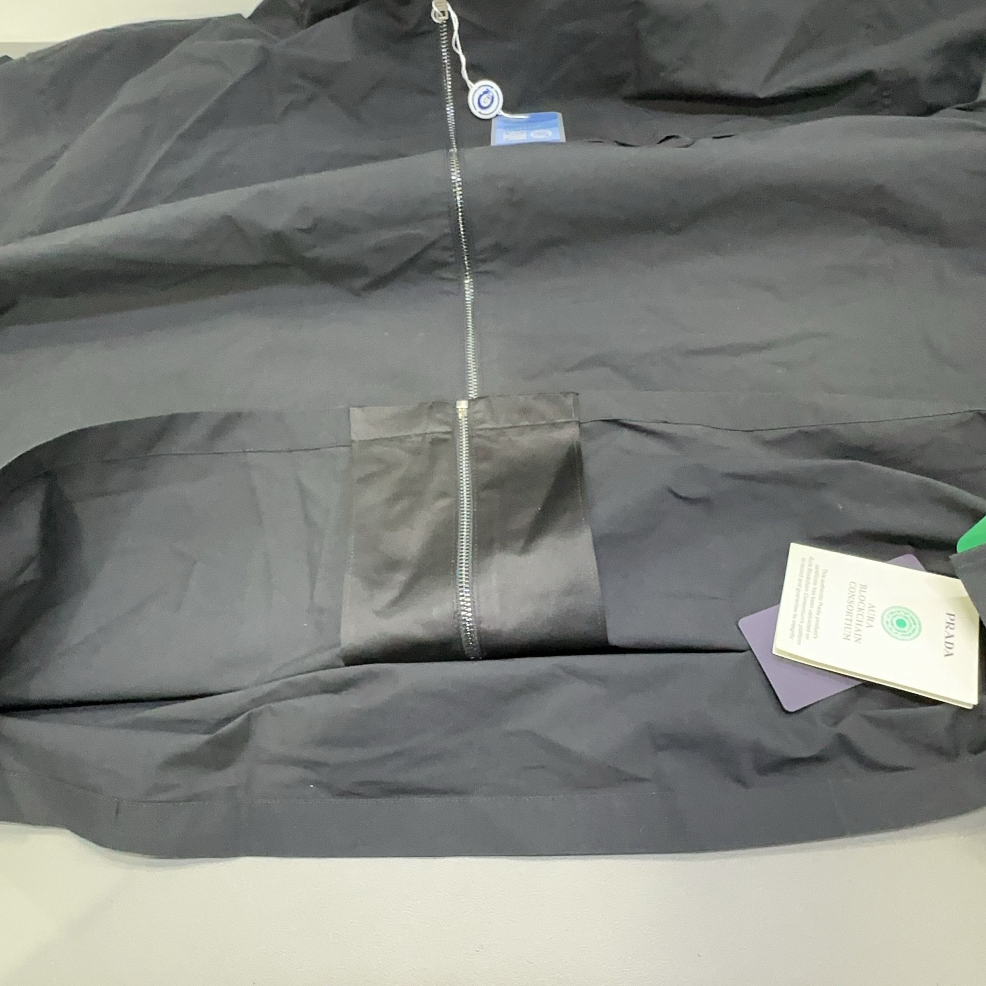 Prada Prada Zip Up Cotton Jacket Black Size XL Size US XL / EU 56 / 4 - 9 Thumbnail
