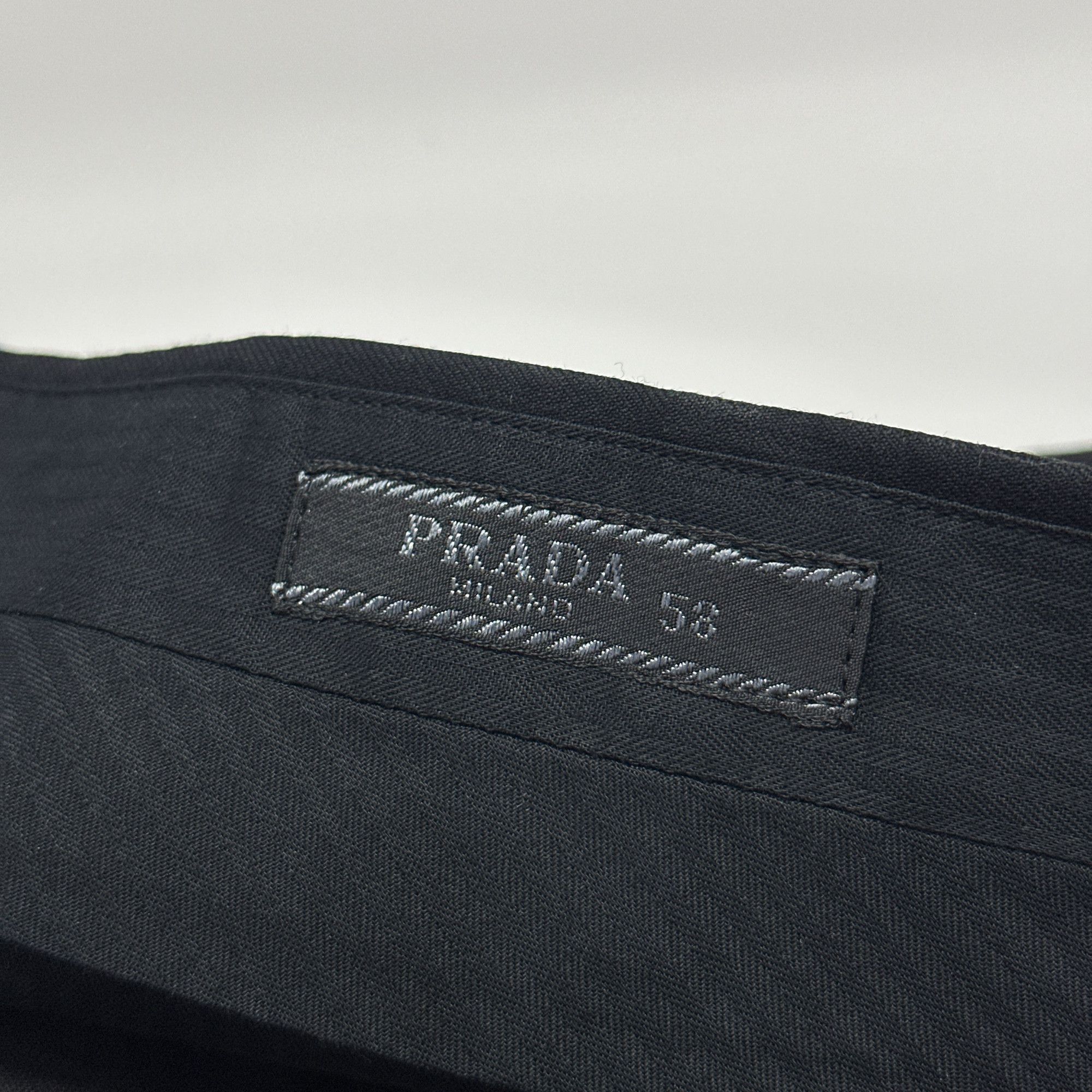 Prada Prada Pinstripe Formal Trousers Size 42 Size 34R - 3 Thumbnail