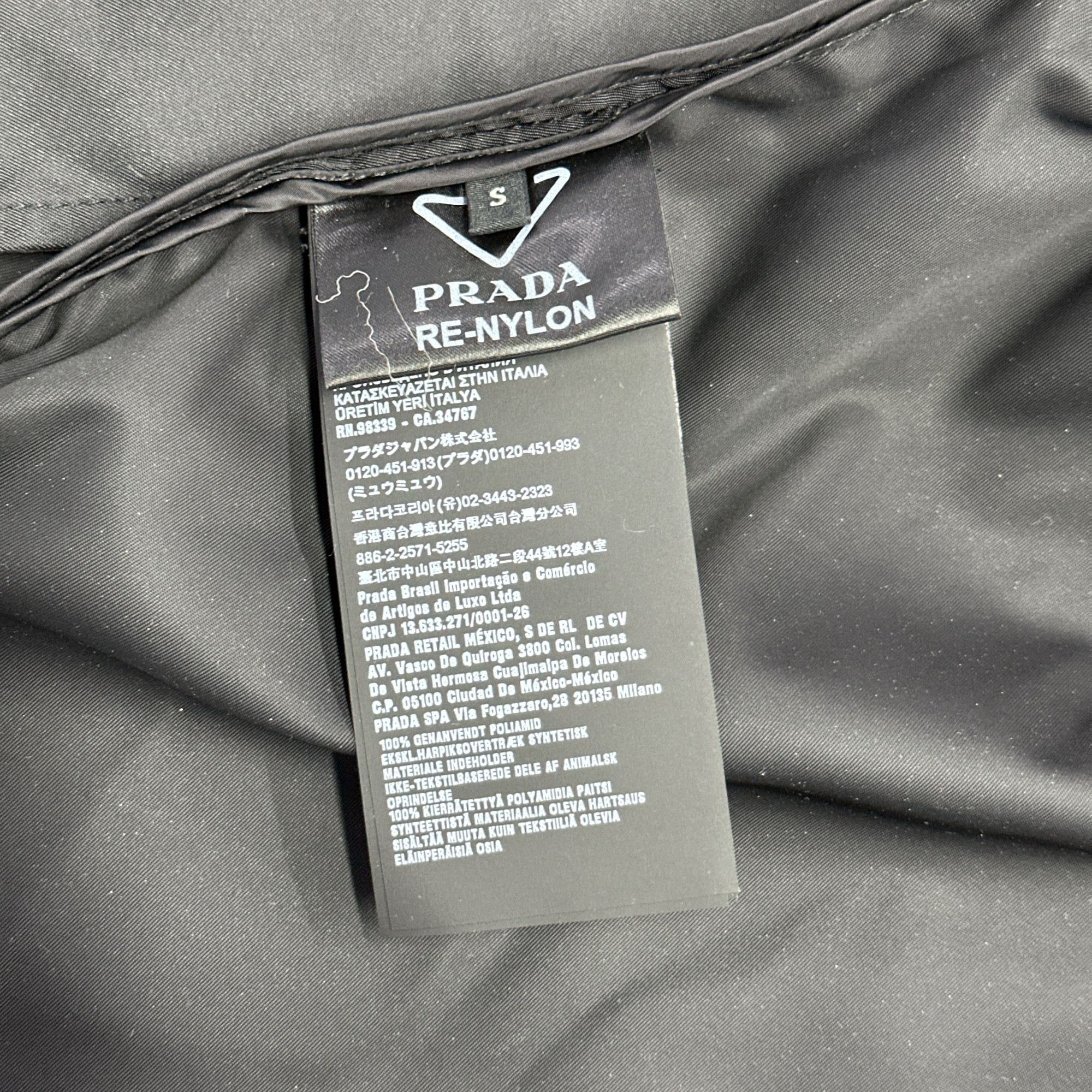 Prada Prada Re-Nylon Hooded Jacket Size S Size US S / EU 44-46 / 1 - 5 Thumbnail