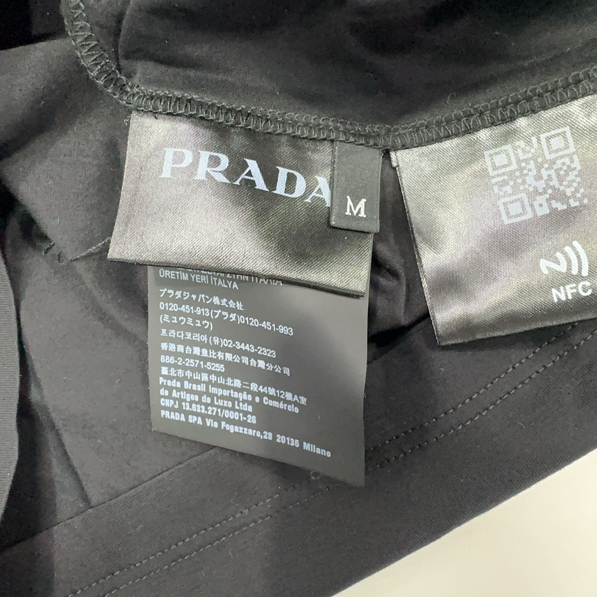 Prada Prada Logo Short Sleeve T-Shirt Size M Size US M / EU 48-50 / 2 - 4 Thumbnail
