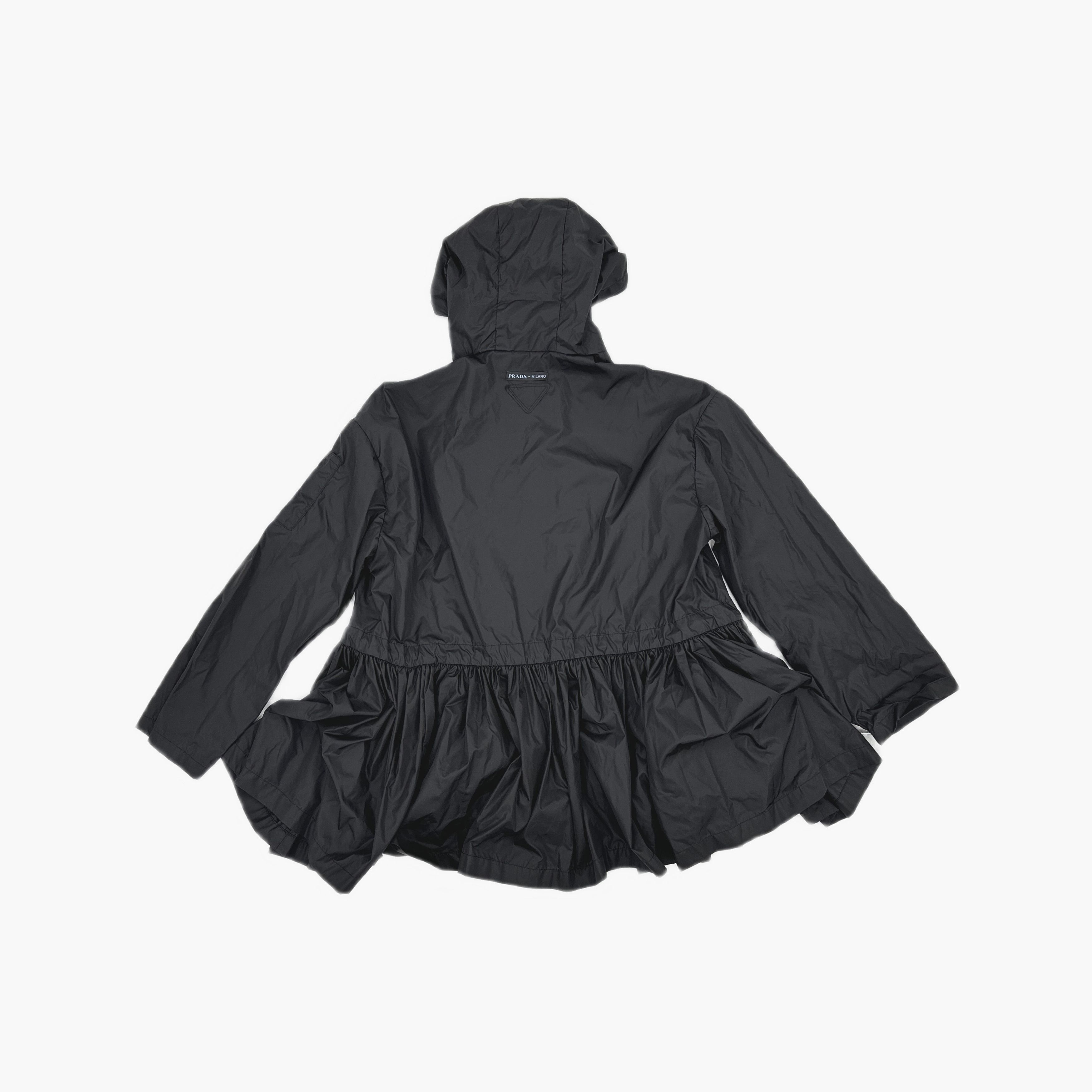 Prada Prada Nylon Hooded Jacket Size 38 Size XS / US 0-2 / IT 36-38 - 2 Thumbnail