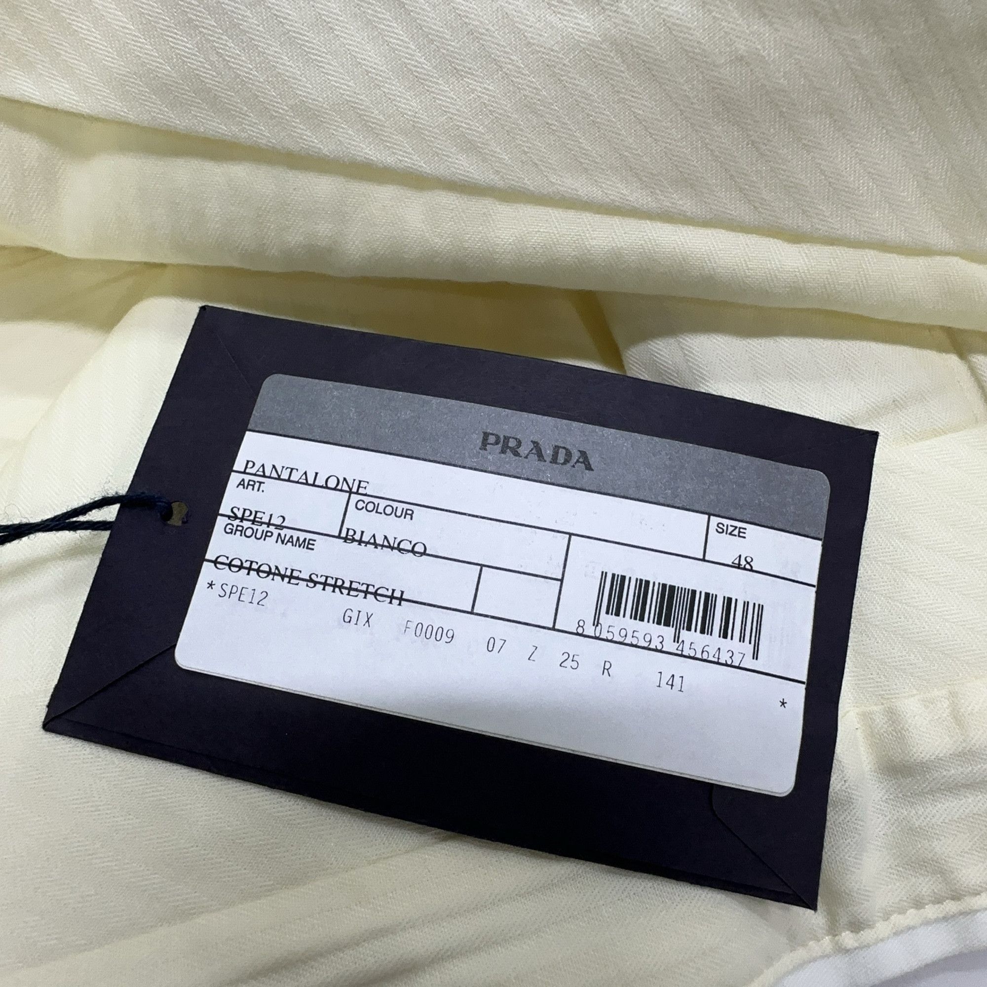 Prada Prada White Casual Pants Size 32 Size US 32 / EU 48 - 5 Thumbnail
