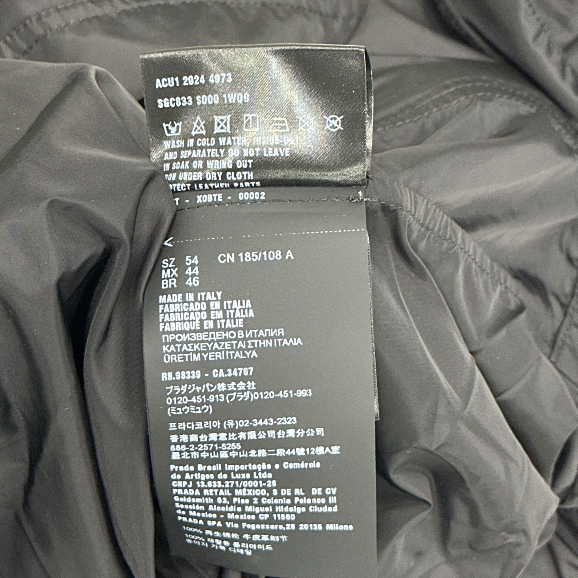 Prada Prada Re-Nylon Snap Button Jacket Size L Size US L / EU 52-54 / 3 - 4 Thumbnail