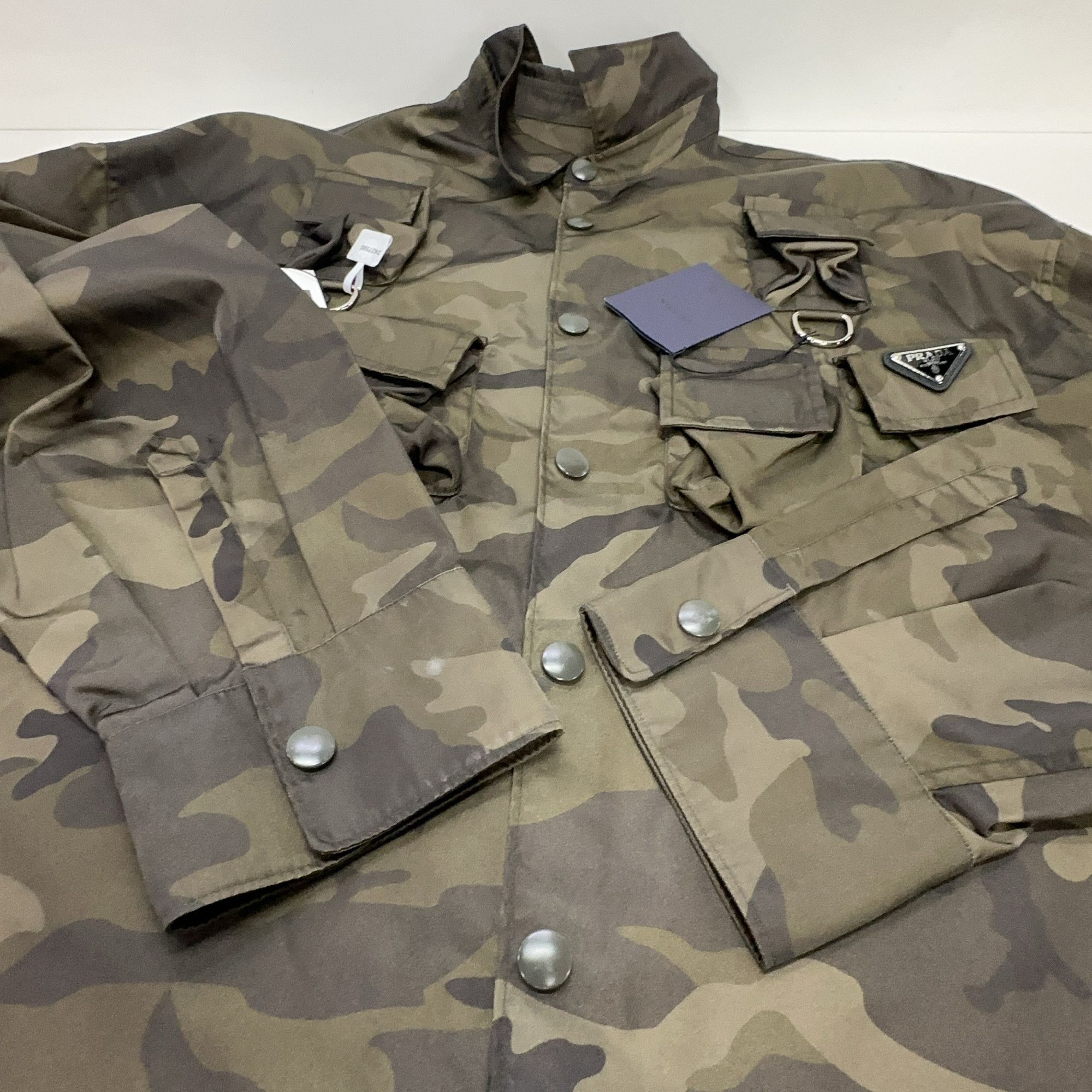 Prada Prada Camouflage Re-Nylon Shirt Jacket Size L Size US L / EU 52-54 / 3 - 9 Thumbnail