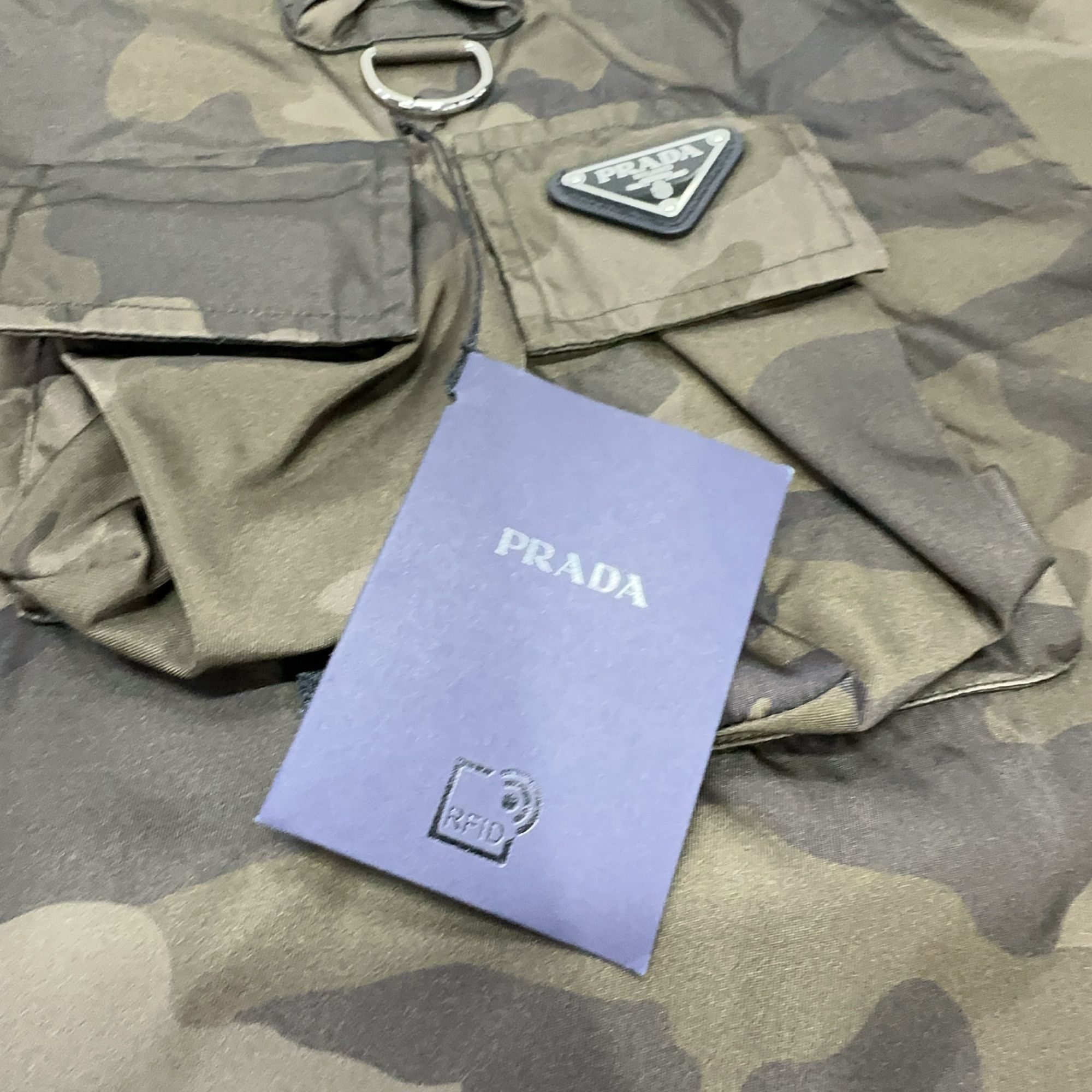 Prada Prada Camouflage Re-Nylon Shirt Jacket Size L Size US L / EU 52-54 / 3 - 4 Thumbnail