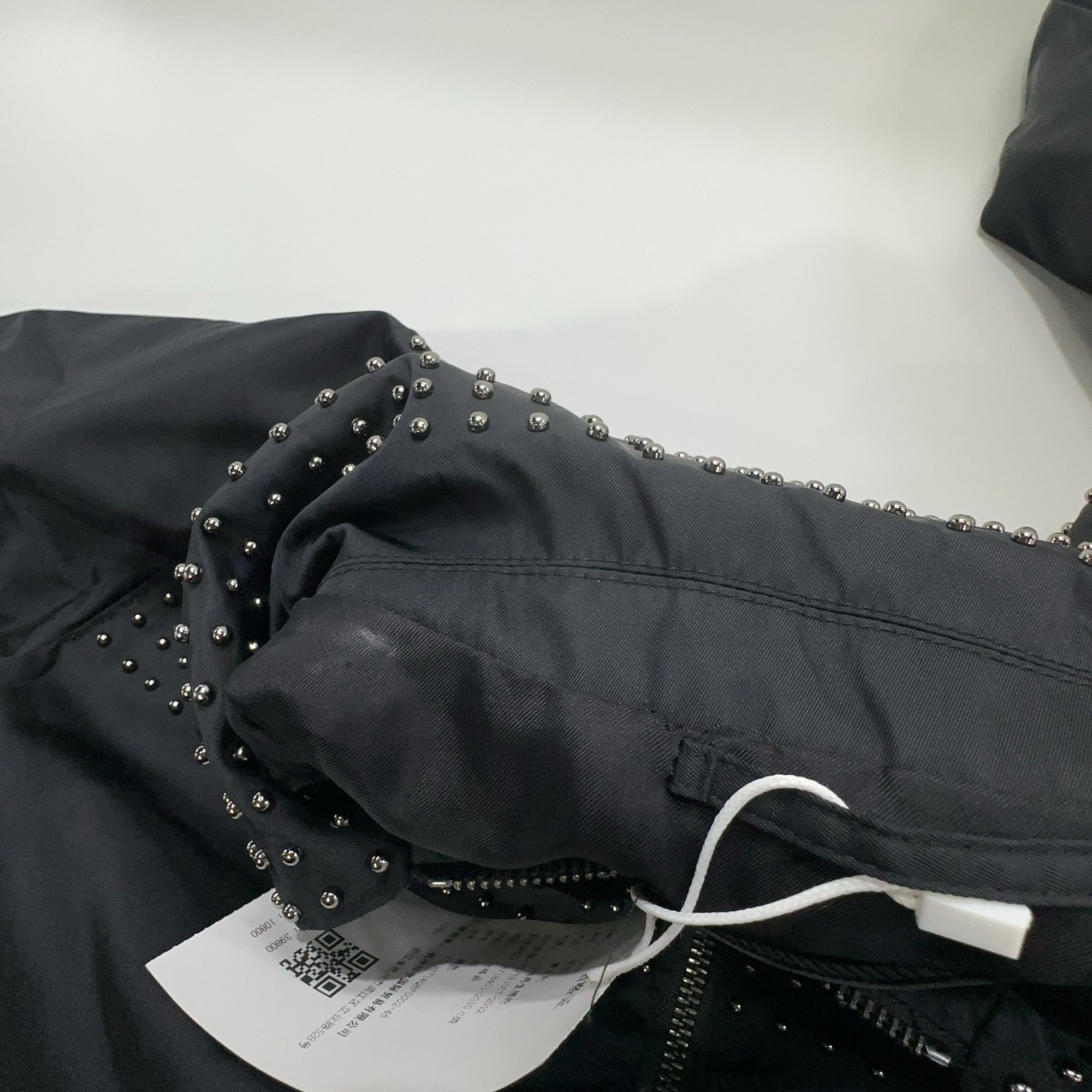 Prada Prada Studded Re-Nylon Zip Jacket Size S Size US S / EU 44-46 / 1 - 8 Thumbnail