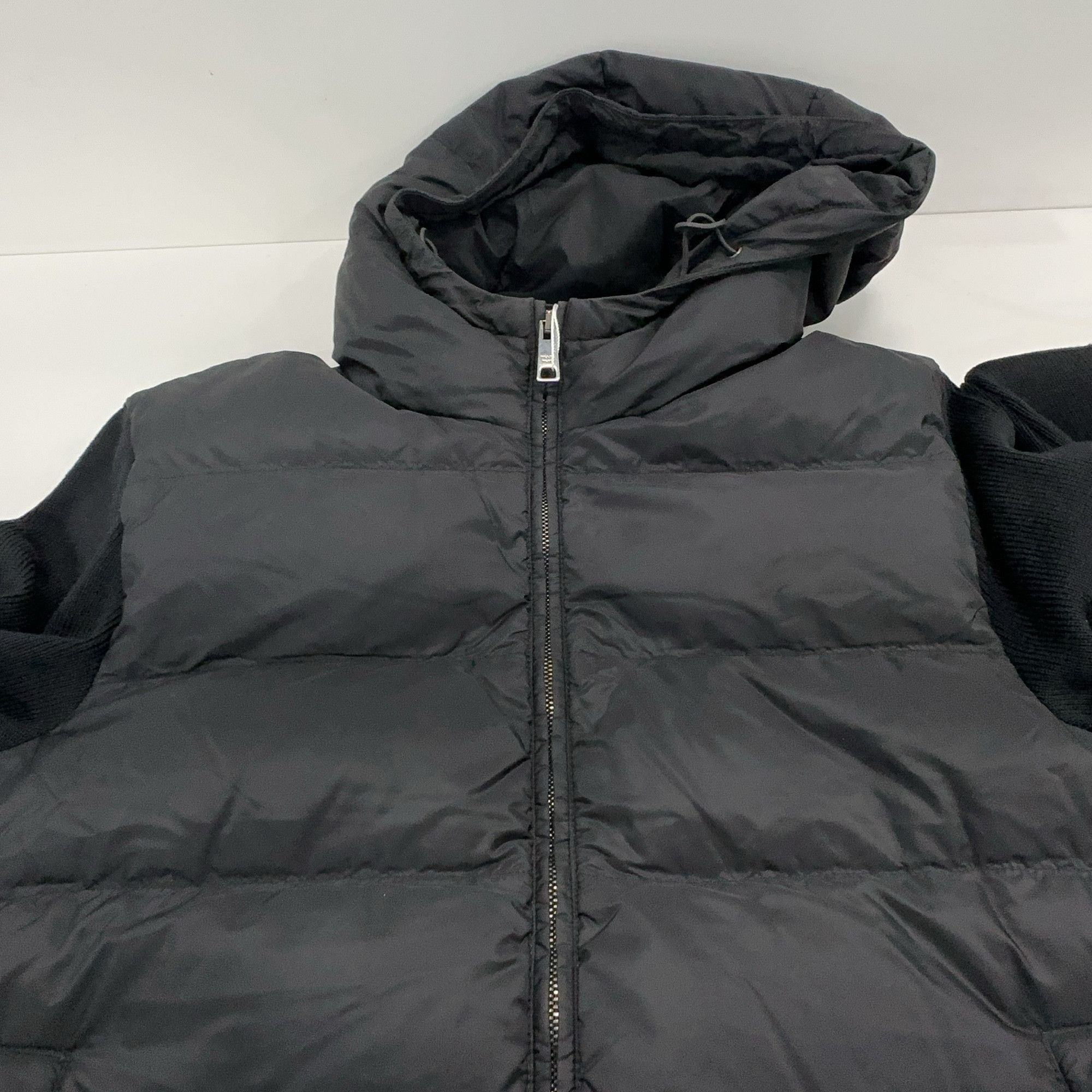 Prada Prada Hybrid Down Hooded Jacket Size 50 Size US M / EU 48-50 / 2 - 9 Thumbnail