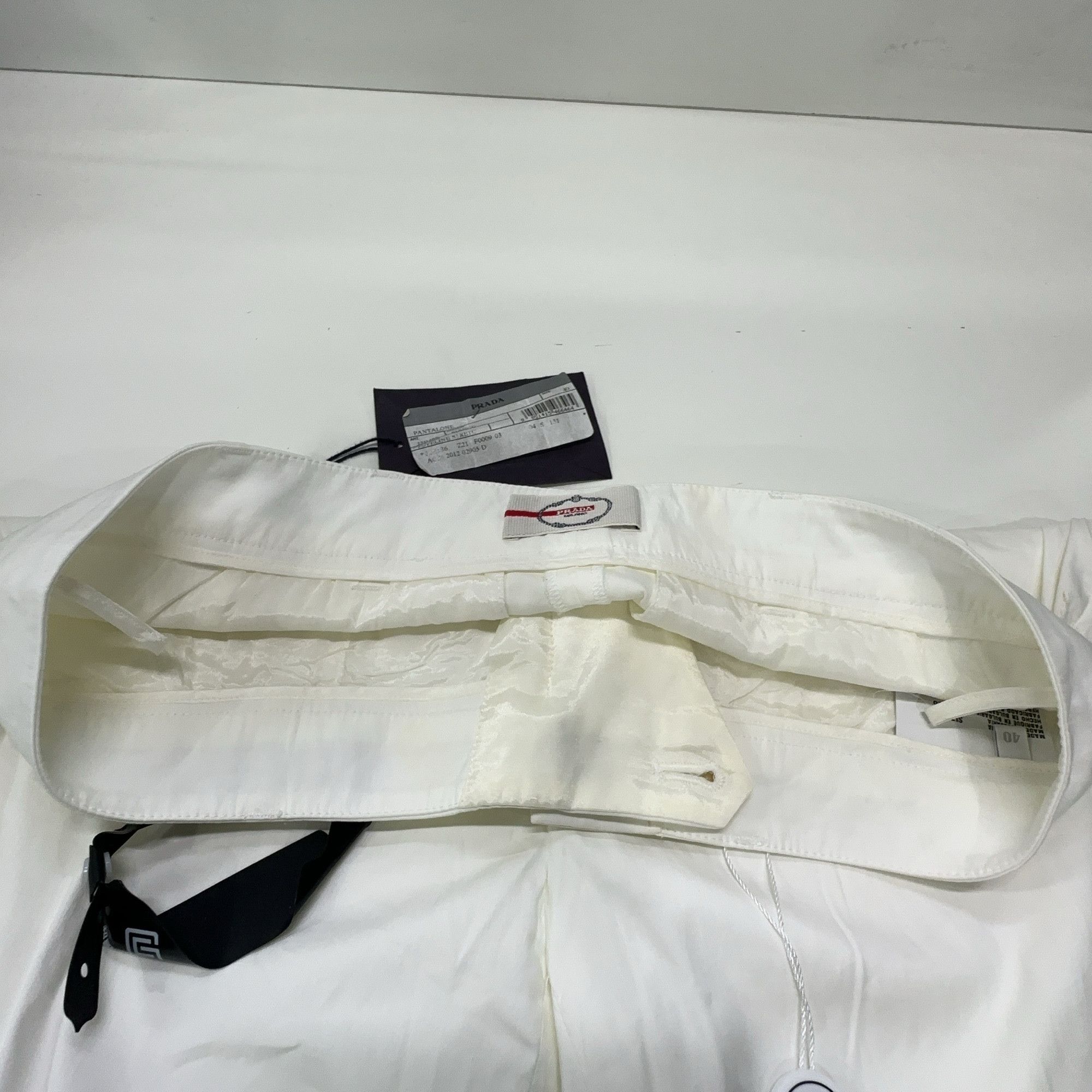 Prada Prada White Pants Size 40 Size 27" / US 4 / IT 40 - 8 Thumbnail