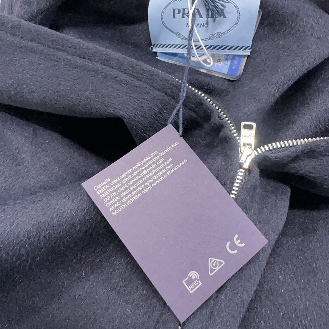 Prada Prada Zip-Up Hooded Jacket Size 40 Size US XXS / EU 40 - 6 Thumbnail