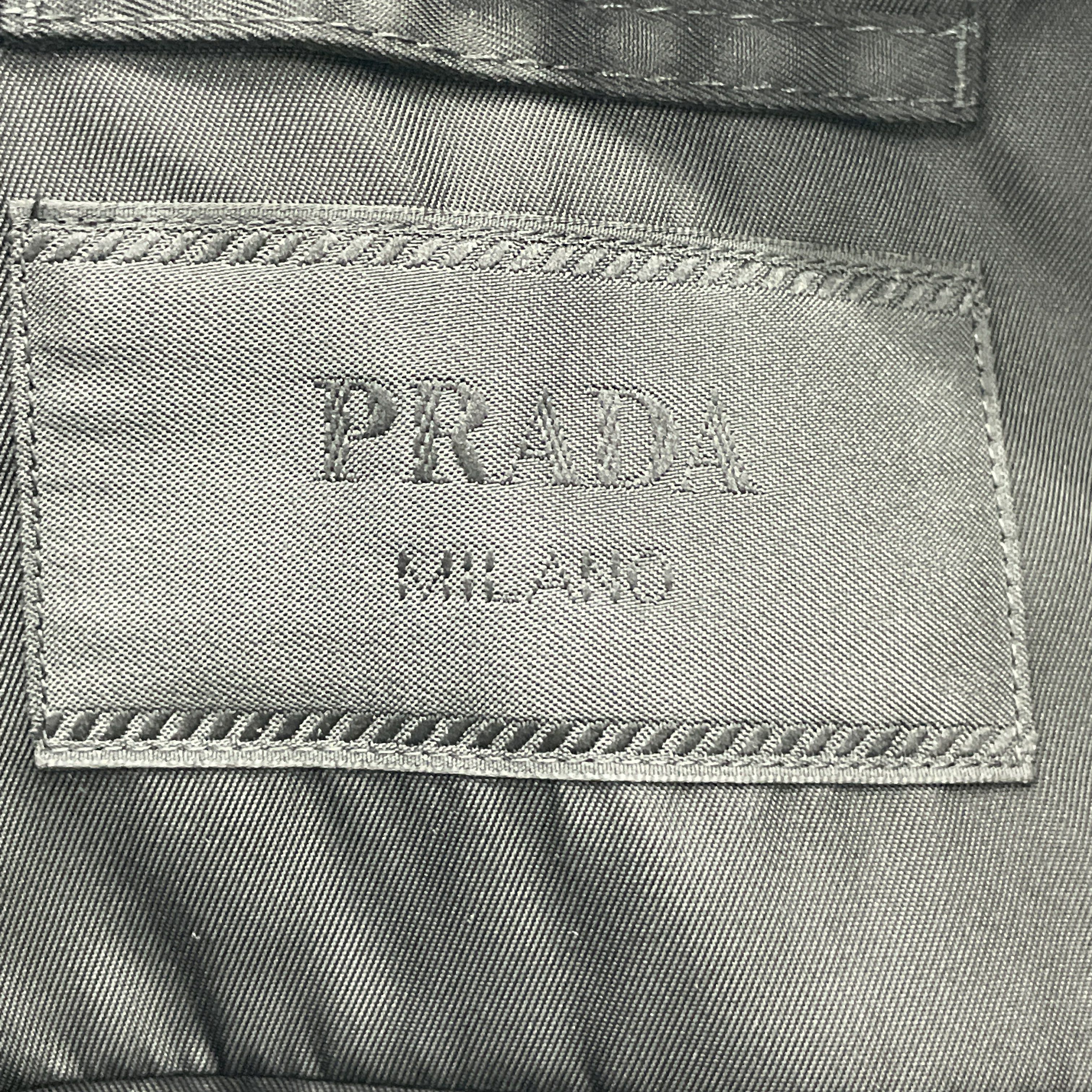Prada Prada Re-Nylon Shirt Jacket Black Size L Size US L / EU 52-54 / 3 - 3 Thumbnail