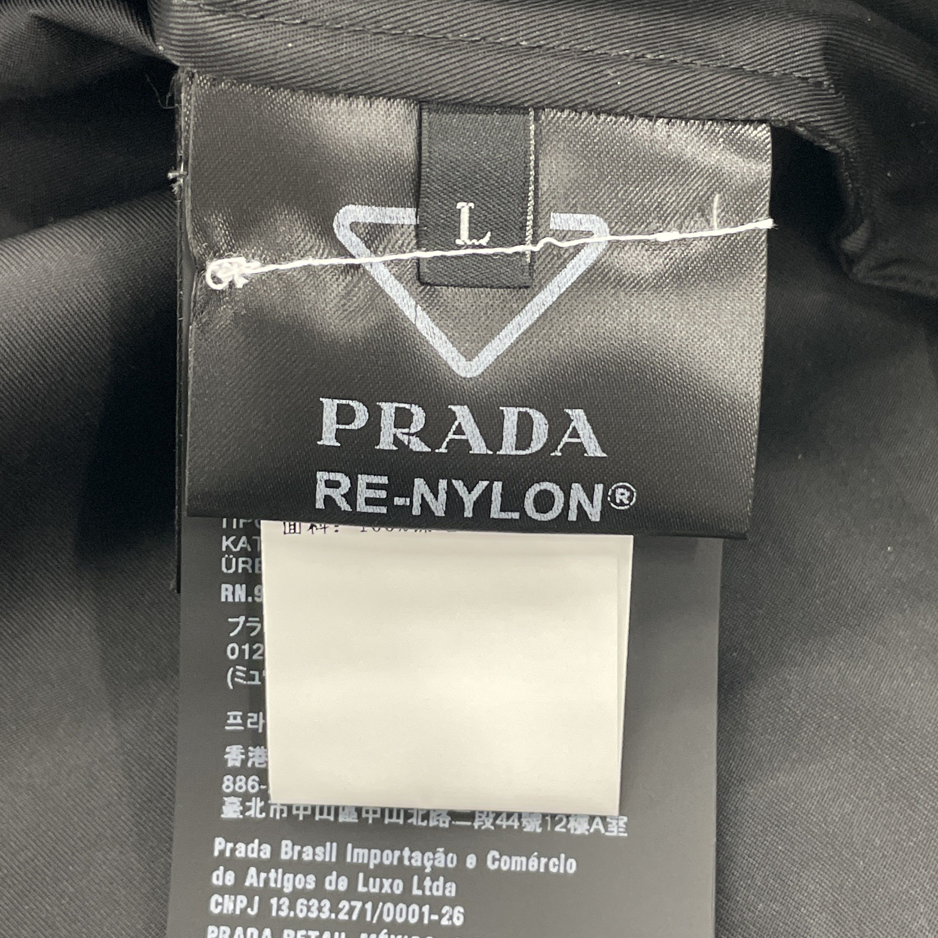 Prada Prada Re-Nylon Shirt Jacket Black Size L Size US L / EU 52-54 / 3 - 5 Thumbnail
