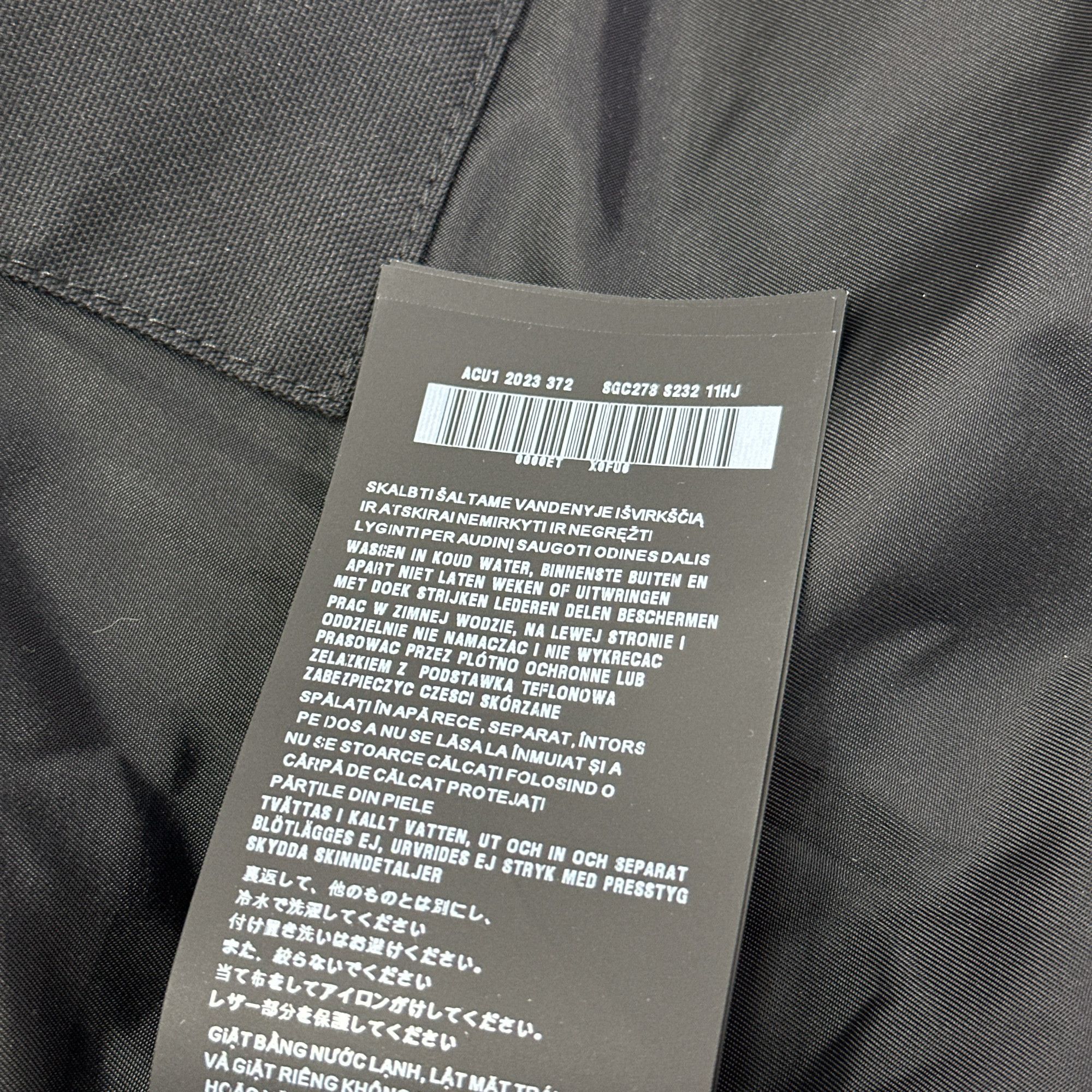Prada Prada Contrast Stitch Zip Jacket Black S Size US S / EU 44-46 / 1 - 6 Thumbnail