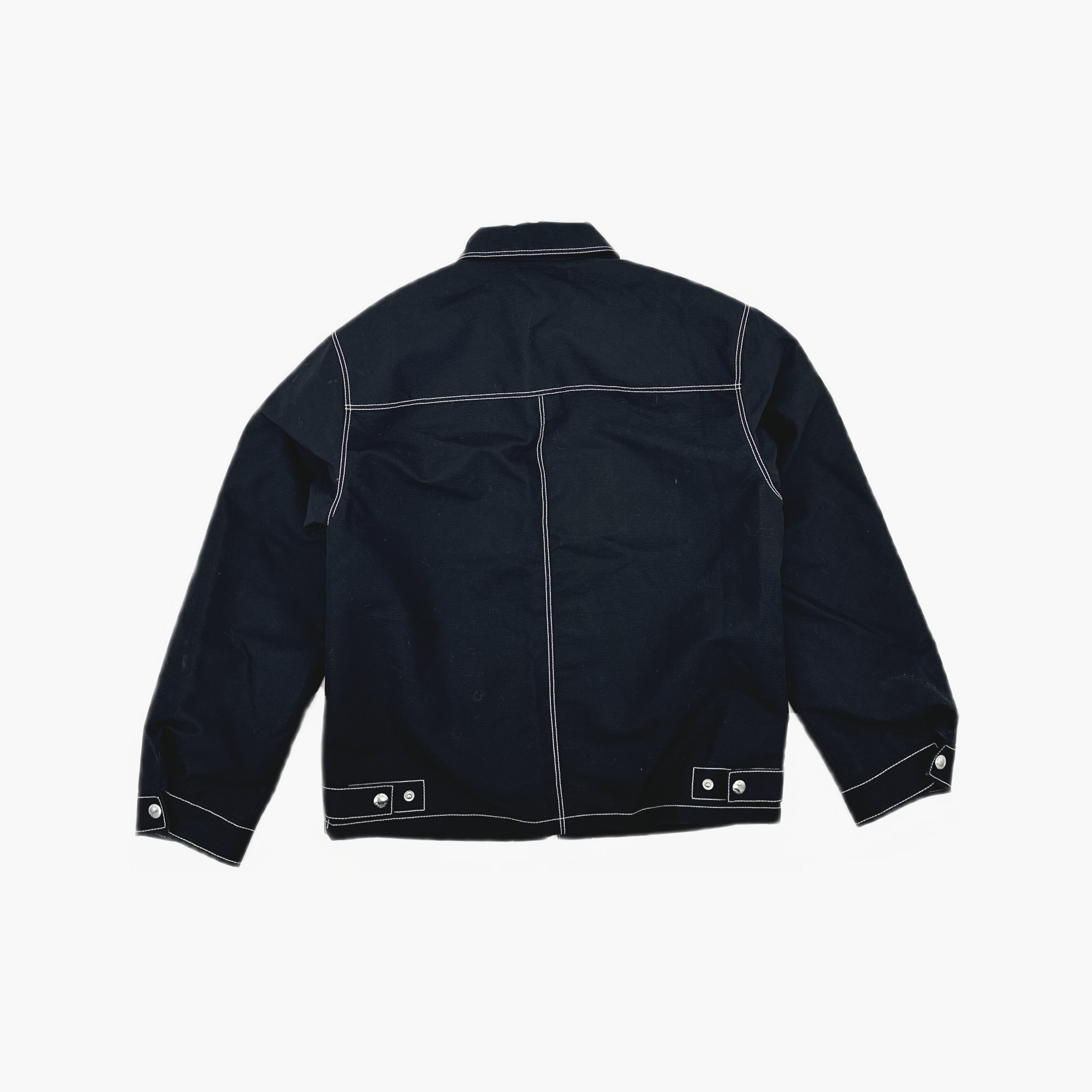 Prada Prada Contrast Stitch Zip Jacket Black S Size US S / EU 44-46 / 1 - 2 Thumbnail