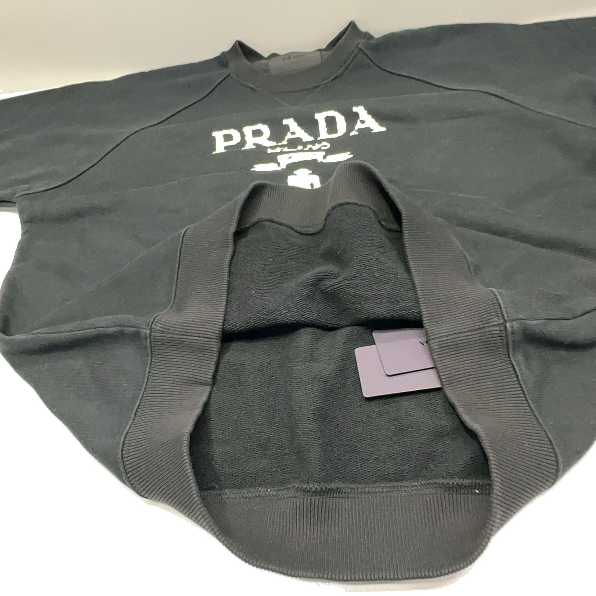 Prada Prada Logo Print Sweatshirt Size L Size US L / EU 52-54 / 3 - 10 Thumbnail