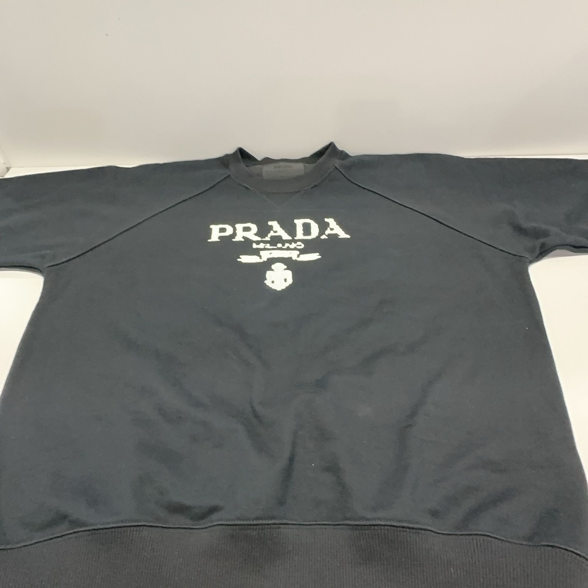 Prada Prada Logo Print Sweatshirt Size L Size US L / EU 52-54 / 3 - 9 Thumbnail