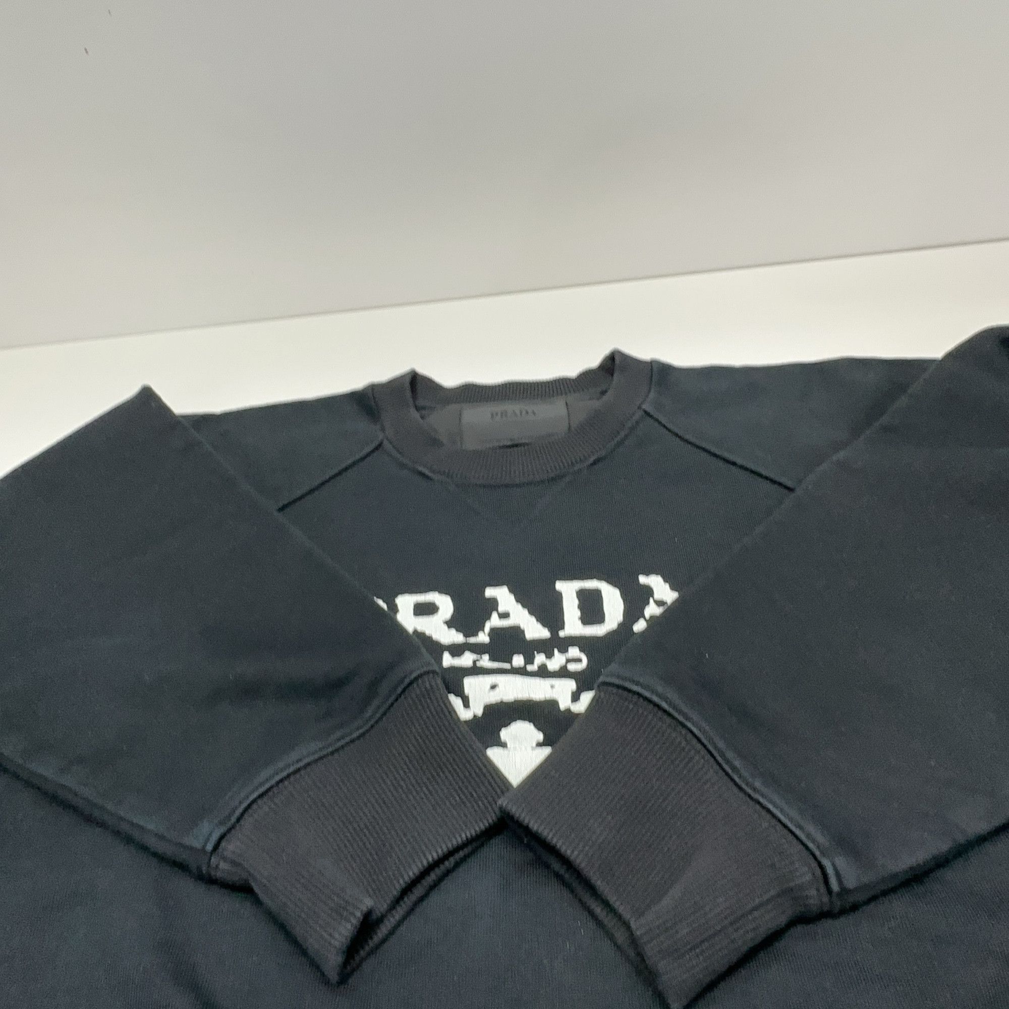 Prada Prada Logo Print Sweatshirt Size L Size US L / EU 52-54 / 3 - 12 Thumbnail