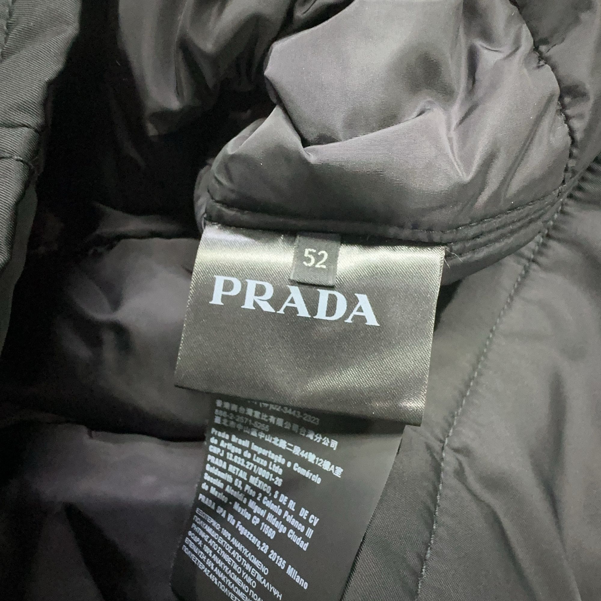 Prada Prada Re-Nylon Hooded Jacket Size 52 Size US L / EU 52-54 / 3 - 3 Thumbnail