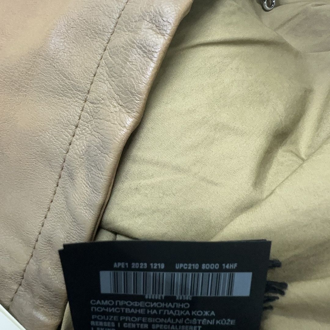 Prada Prada Nappa Leather Short Sleeve Zip Jacket Size 48 Size US M / EU 48-50 / 2 - 5 Thumbnail