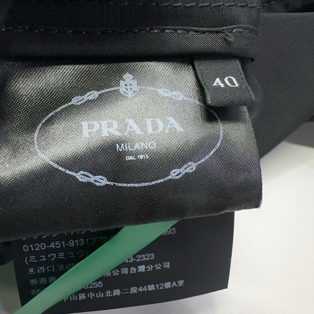 Prada Prada Black Hooded Jacket Size XXS Size US XXS / EU 40 - 4 Thumbnail