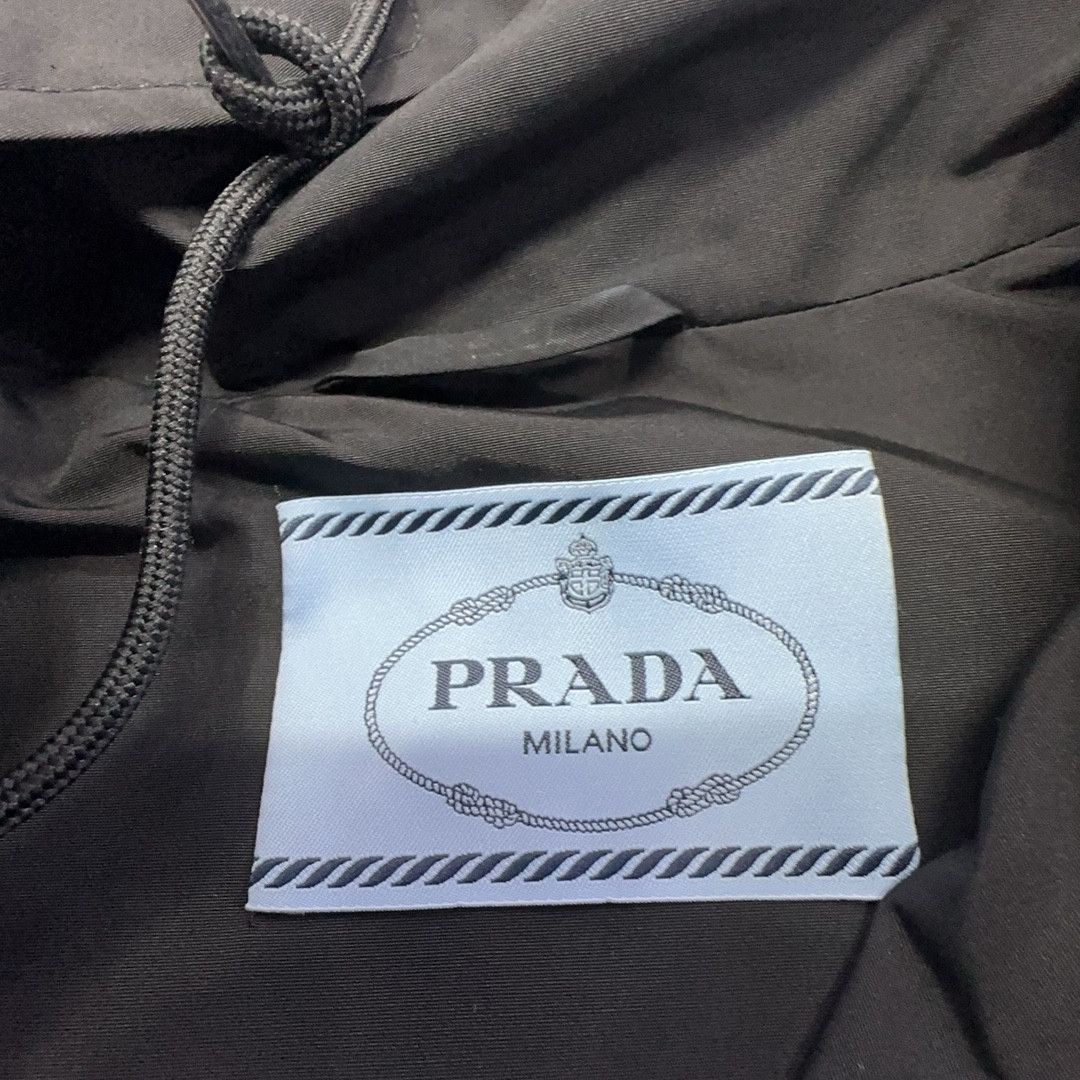Prada Prada Black Hooded Jacket Size XXS Size US XXS / EU 40 - 3 Thumbnail