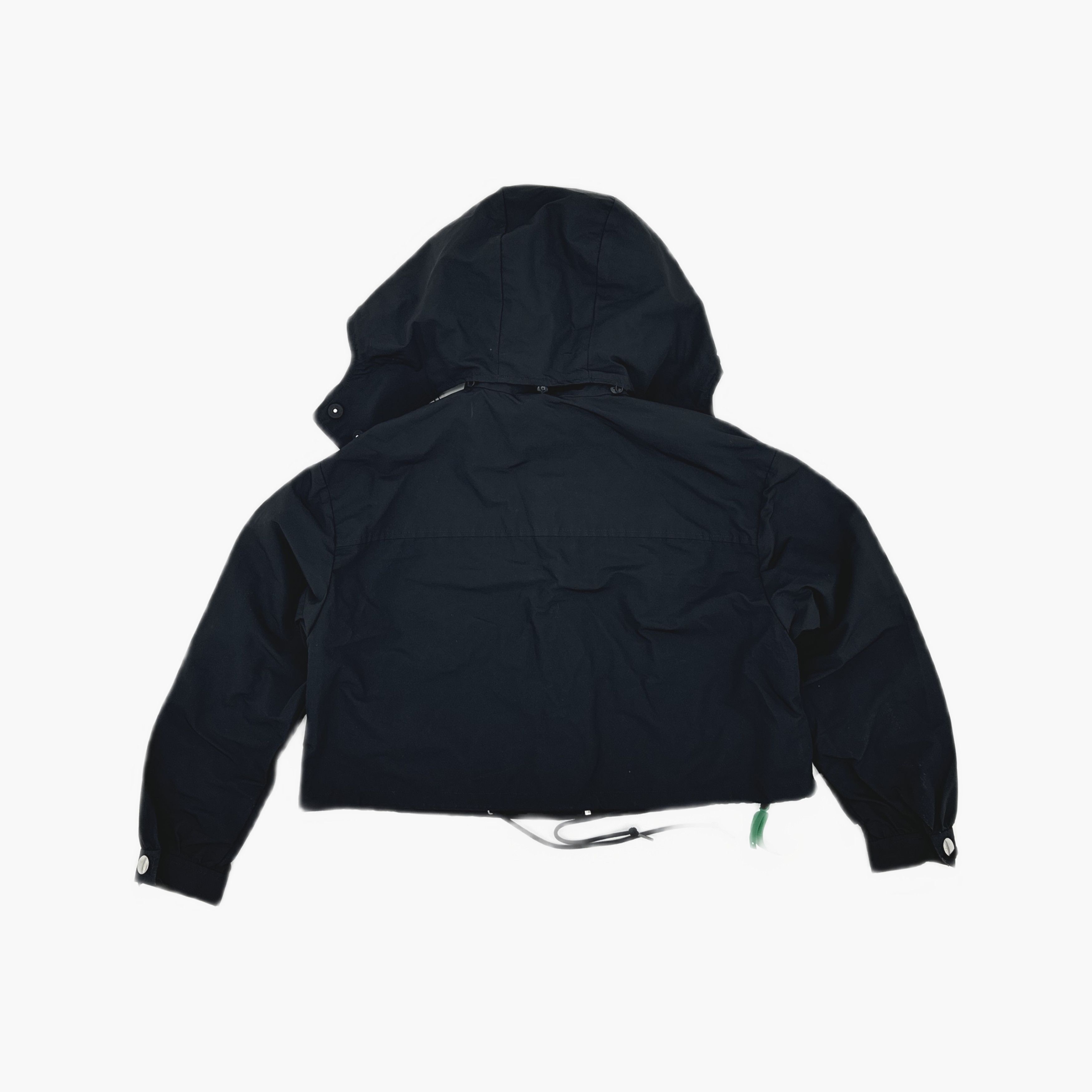 Prada Prada Black Hooded Jacket Size XXS Size US XXS / EU 40 - 2 Thumbnail