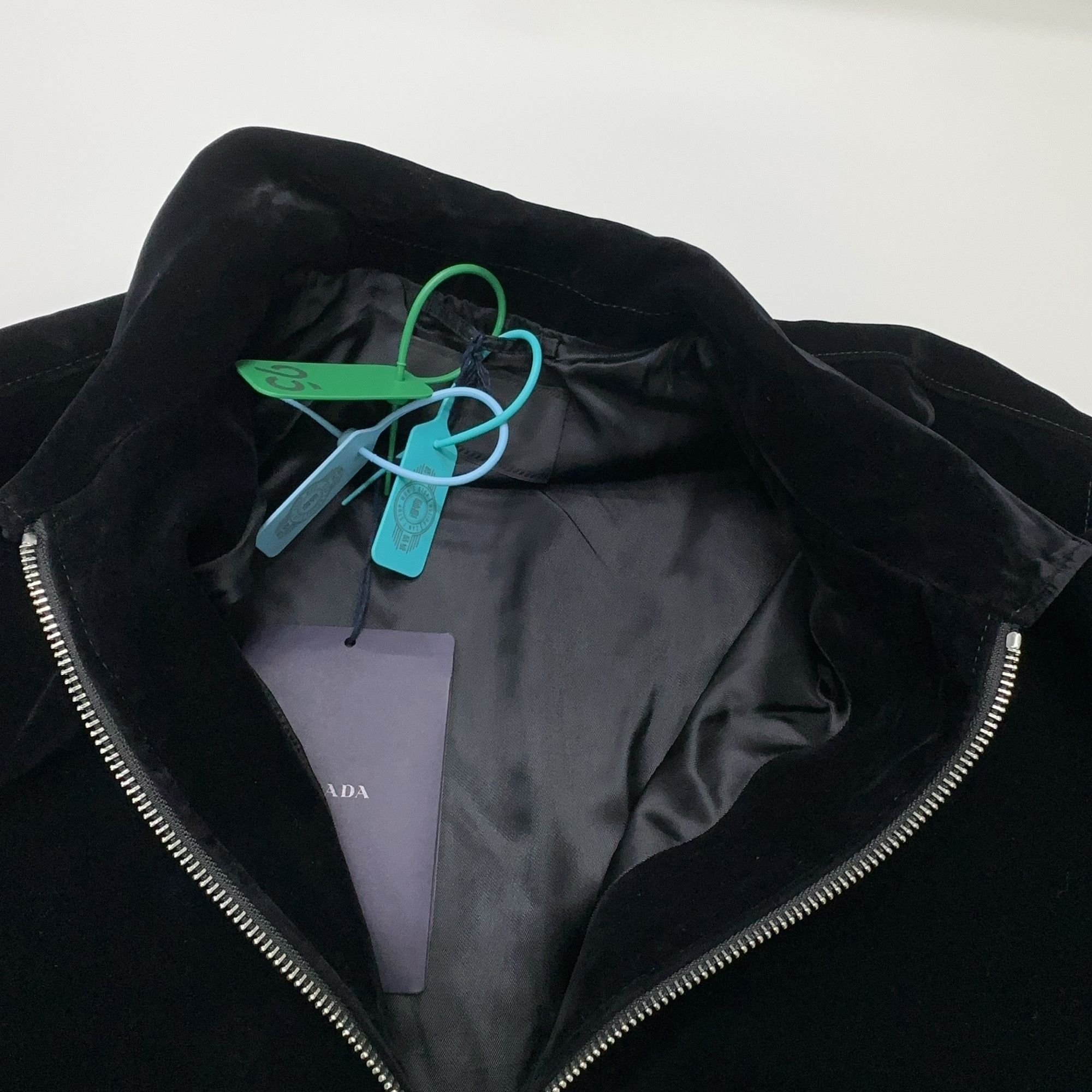 Prada Prada Velvet Logo Blouson Size M Size US M / EU 48-50 / 2 - 5 Thumbnail