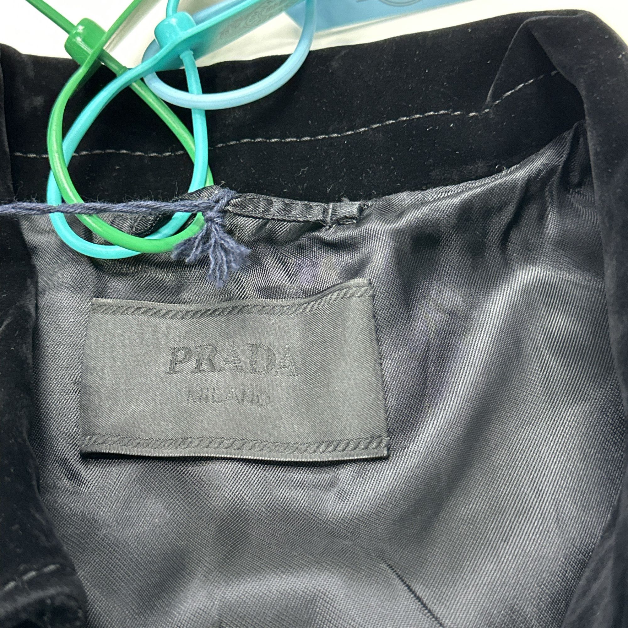 Prada Prada Velvet Logo Blouson Size M Size US M / EU 48-50 / 2 - 4 Thumbnail