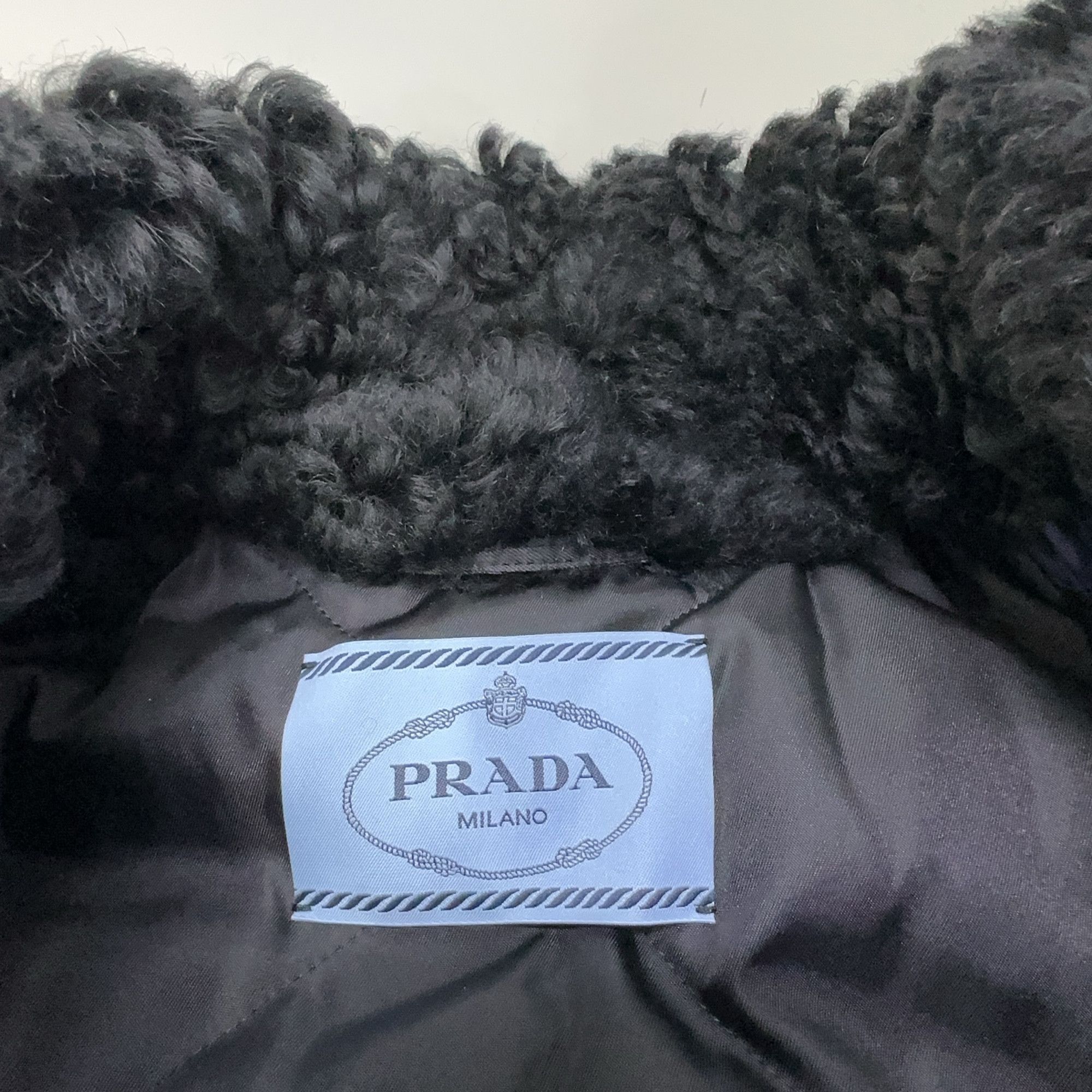 Prada Prada Fur Collar Bomber Jacket Size 38 Size XS / US 0-2 / IT 36-38 - 5 Thumbnail