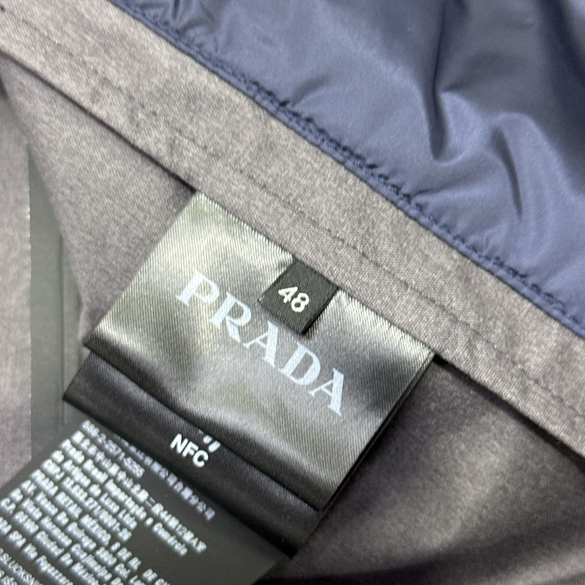 Prada Prada Navy Hooded Windbreaker Size M Size US M / EU 48-50 / 2 - 3 Thumbnail