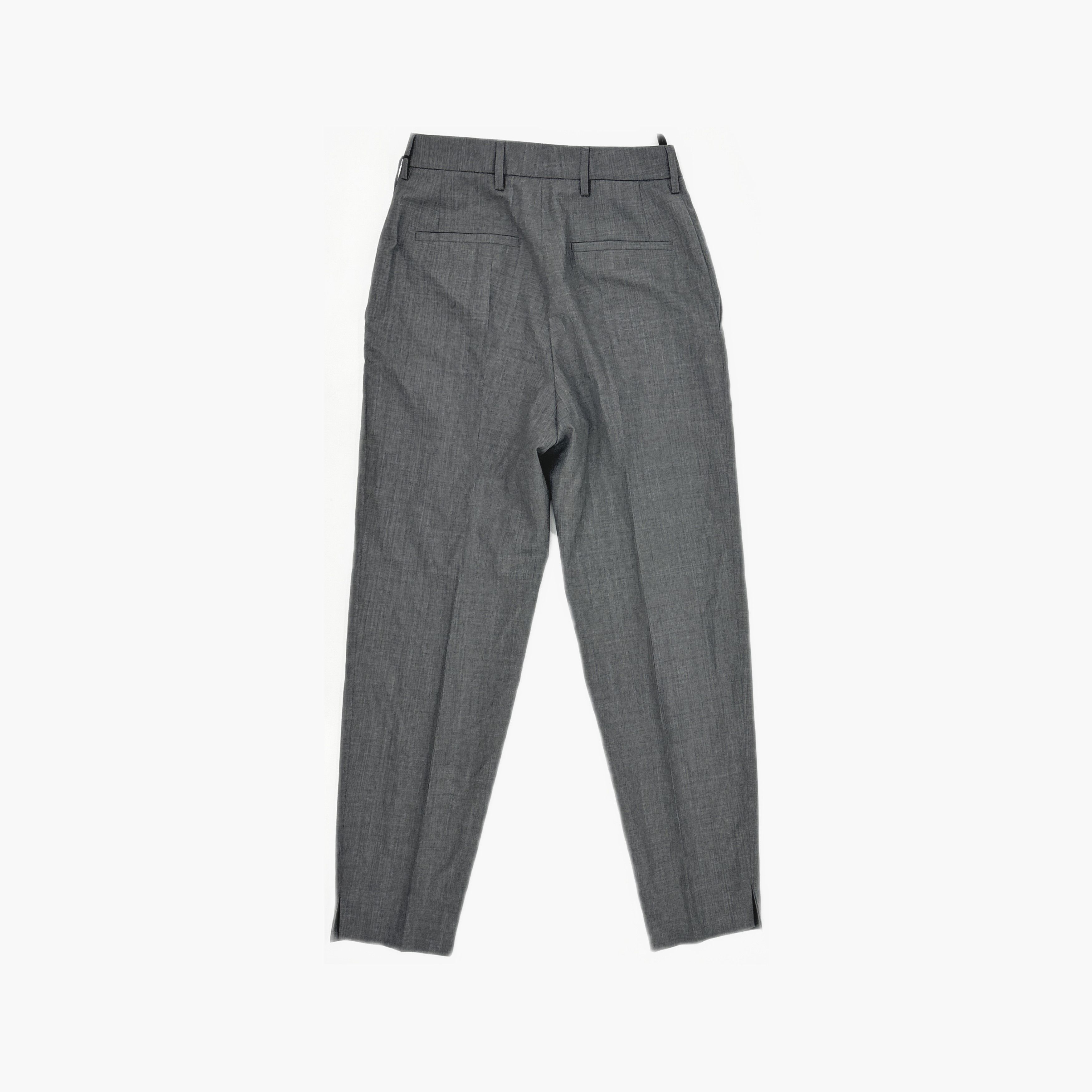 Prada Prada Grey Wool Pants Size 38 Size 26" / US 2 / IT 38 - 2 Thumbnail