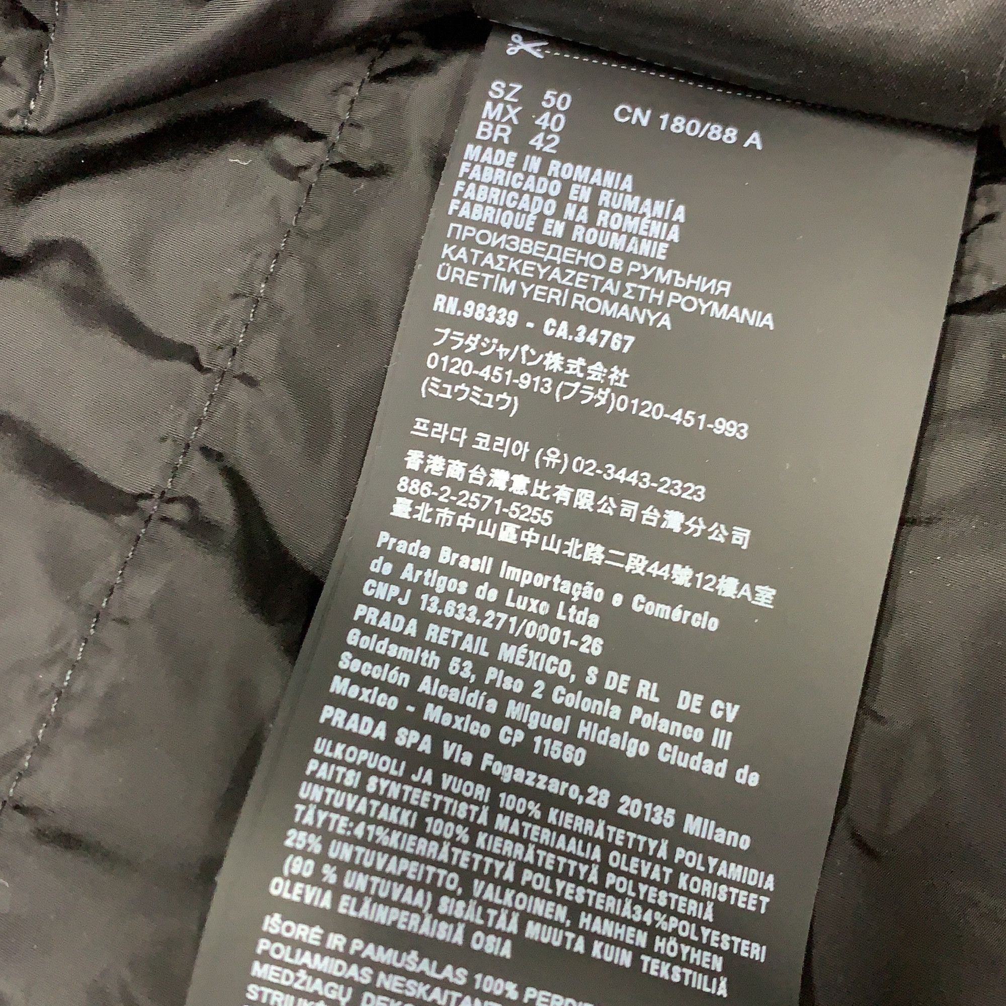 Prada Prada Re-Nylon Piumino Down Jacket Size 50 Size US M / EU 48-50 / 2 - 5 Thumbnail
