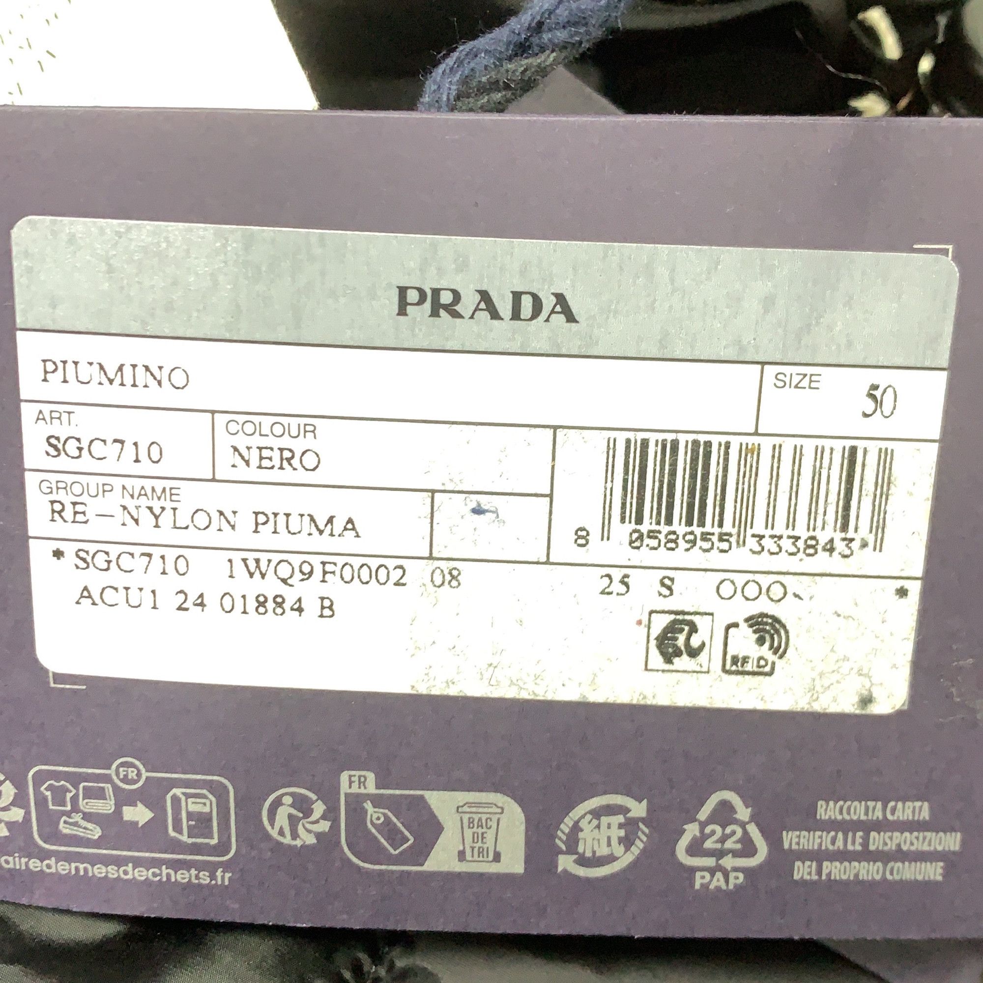 Prada Prada Re-Nylon Piumino Down Jacket Size 50 Size US M / EU 48-50 / 2 - 2 Thumbnail