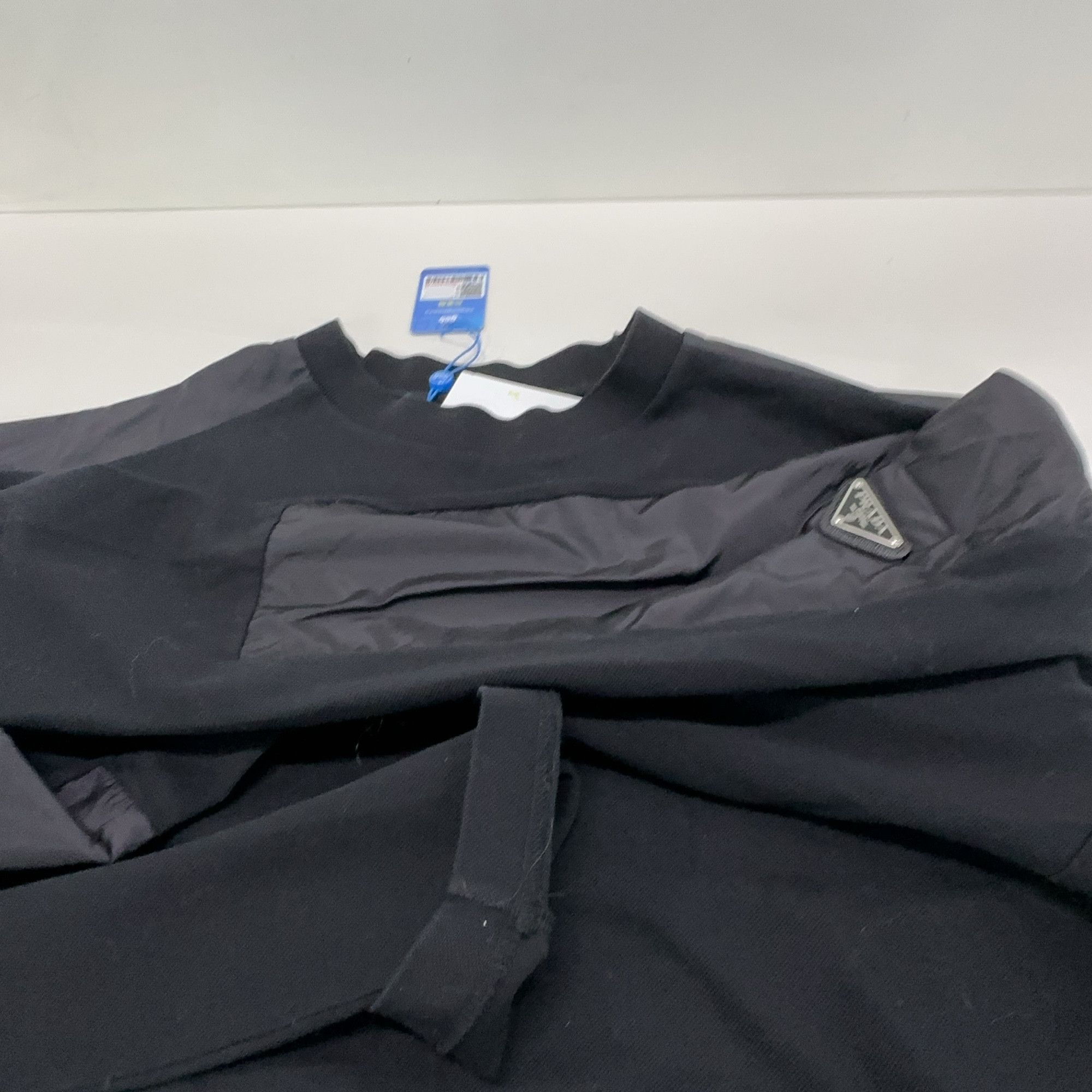 Prada Prada Nylon Detail Long Sleeve T-Shirt Size L Size US L / EU 52-54 / 3 - 9 Thumbnail
