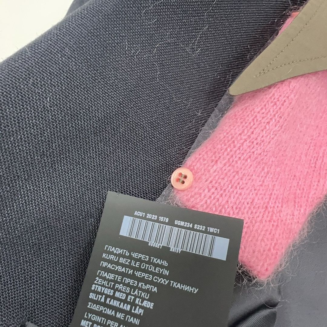 Prada Prada Contrast Collar Wool Blazer Size 38R Size 38R - 4 Thumbnail