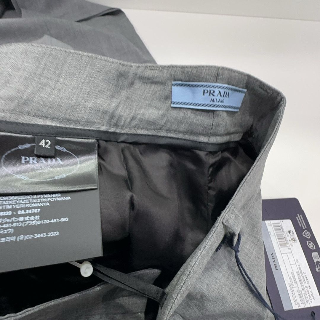 Prada Prada Wool Superfine Trousers Size 26 Size US 26 / EU 42 - 3 Thumbnail