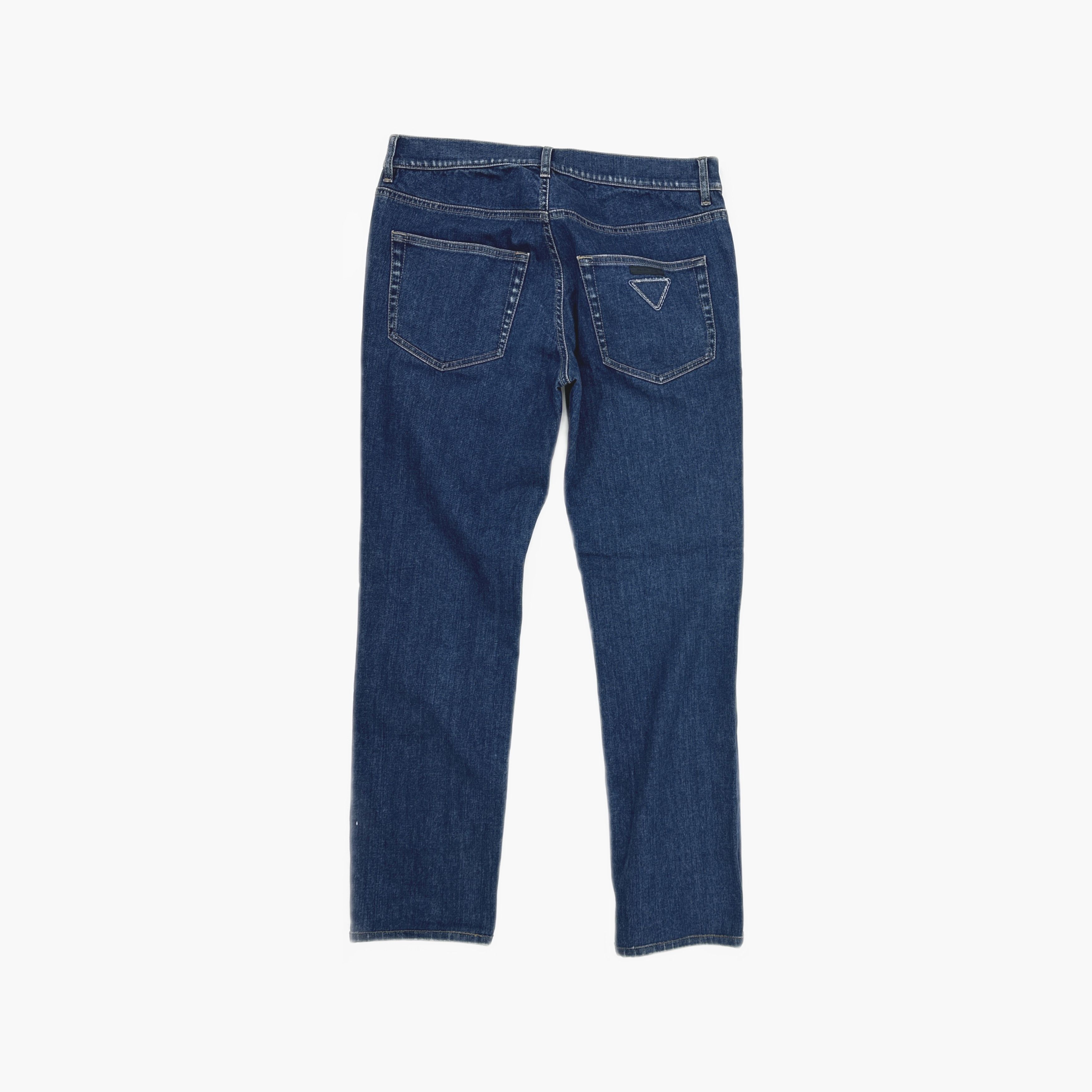 Prada Prada Triangle Logo Denim Jeans Size 34 Size US 34 / EU 50 - 2 Thumbnail