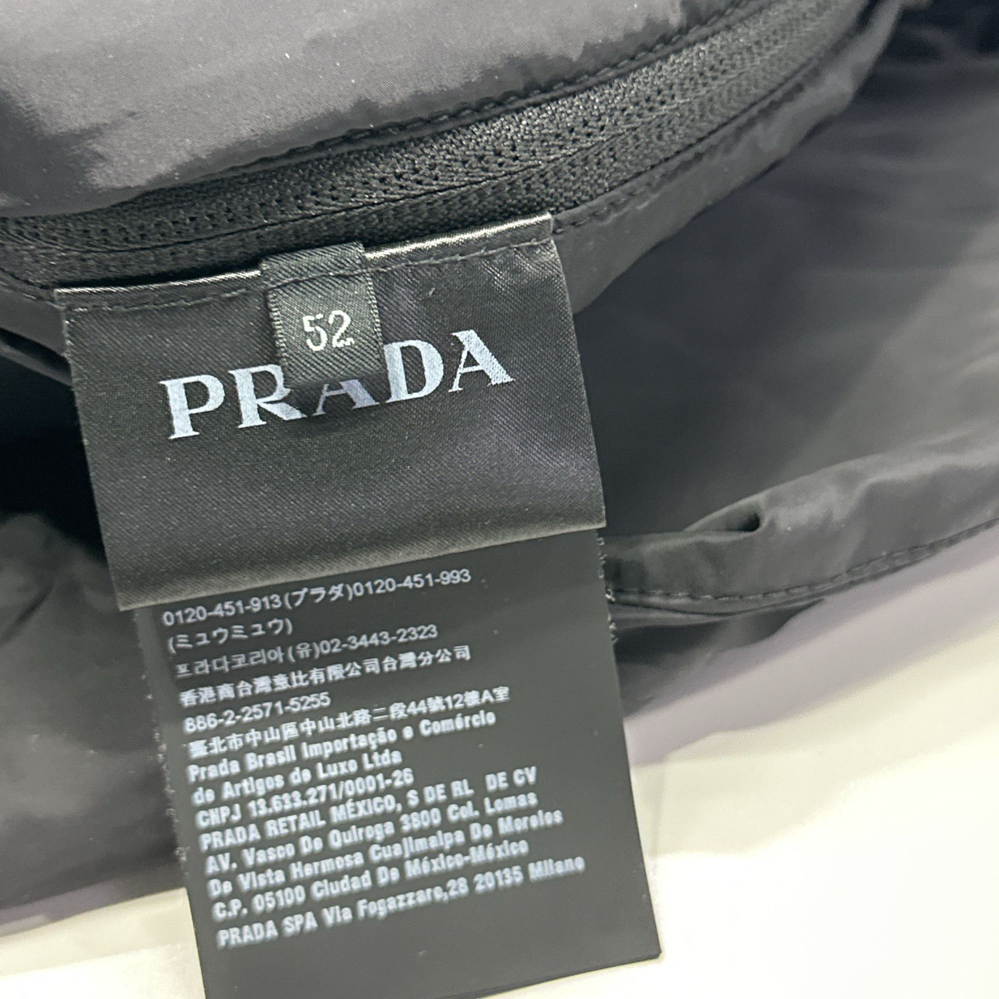 Prada Prada Zip Light Jacket Size L Size US L / EU 52-54 / 3 - 3 Thumbnail