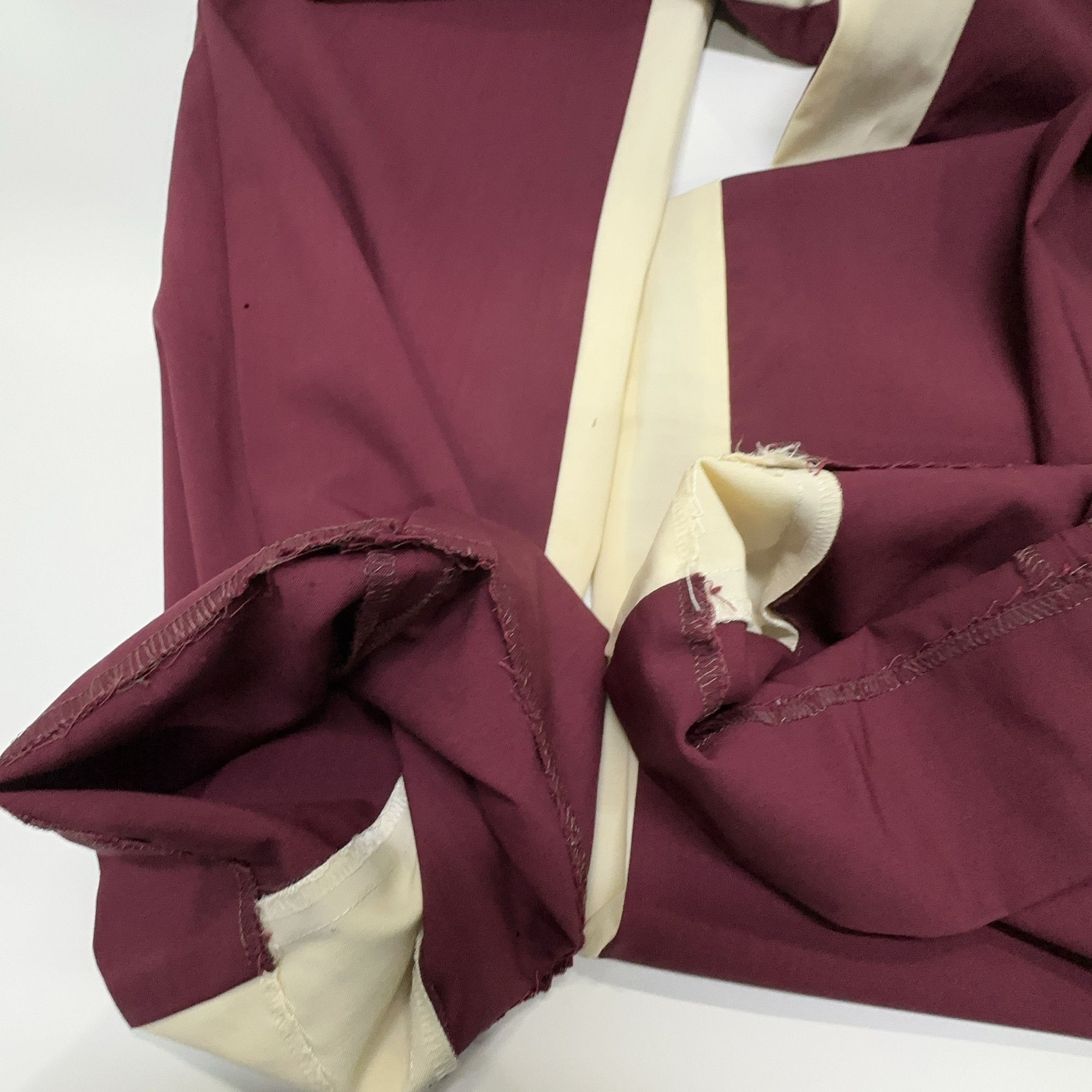 Prada Prada Burgundy Contrast Panel Pants Size 32 Size US 32 / EU 48 - 7 Thumbnail