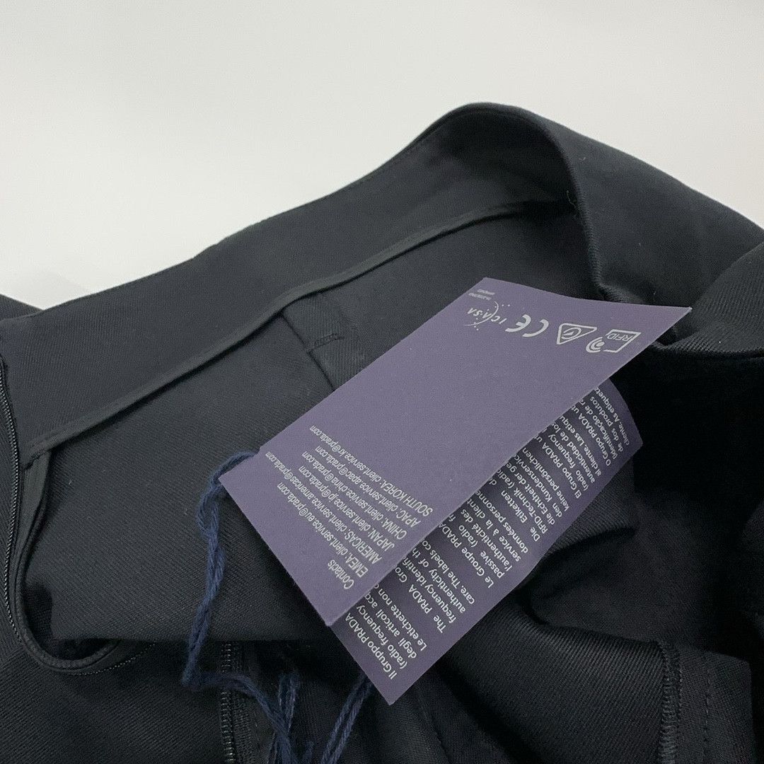 Prada Prada Black Cotton Midi Skirt Size 38 Size 26" / US 2 / IT 38 - 5 Thumbnail