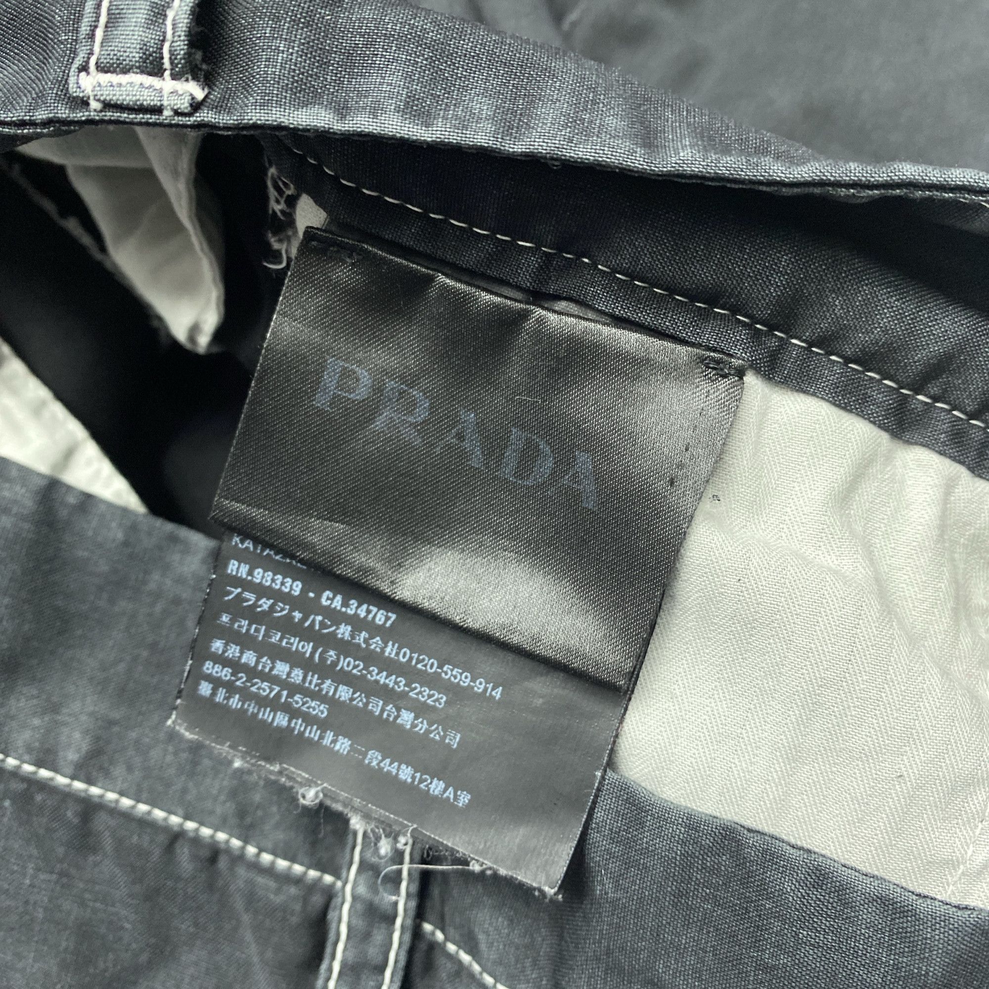 Prada Prada Contrast Stitch Casual Pants Size 46 Size US 30 / EU 46 - 4 Thumbnail