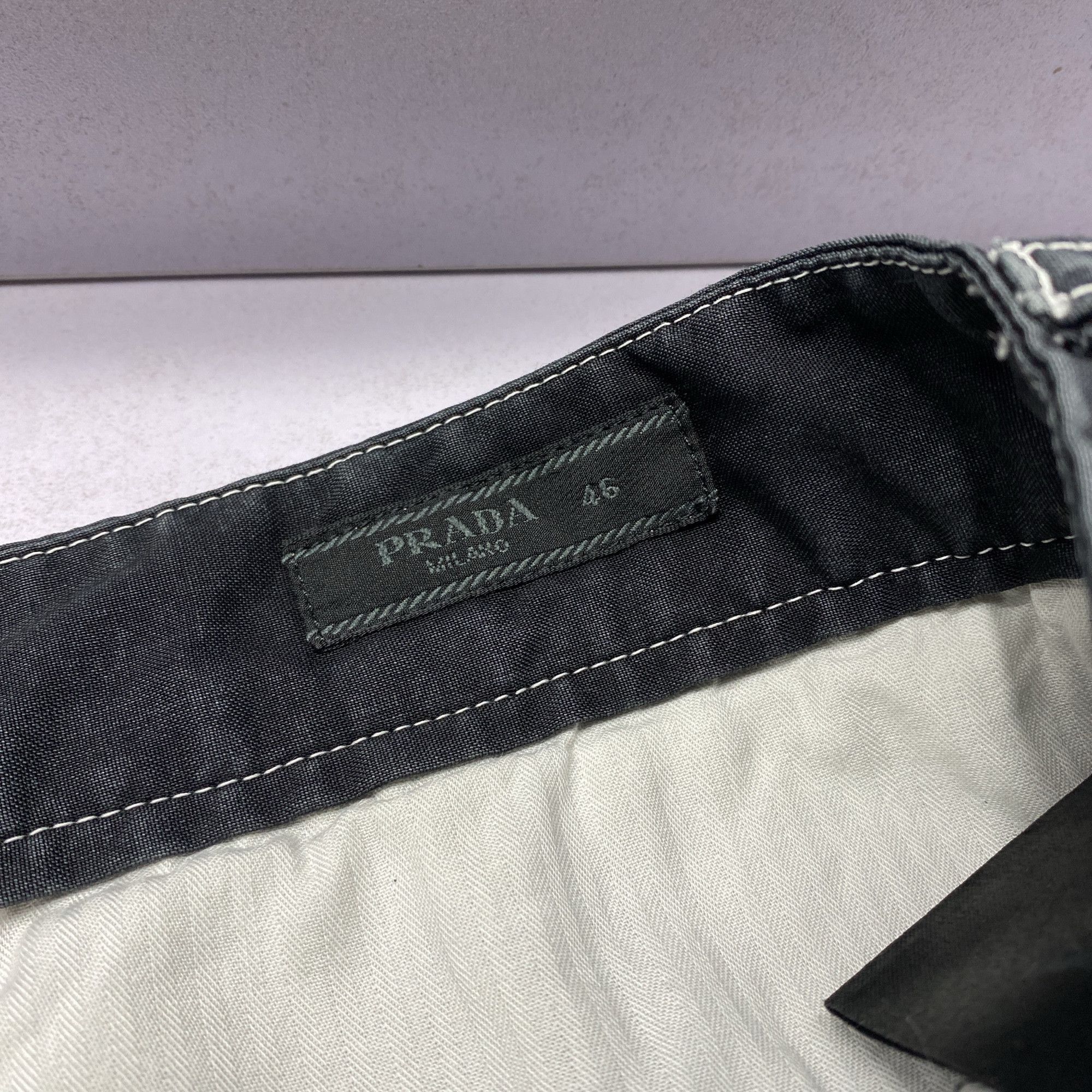 Prada Prada Contrast Stitch Casual Pants Size 46 Size US 30 / EU 46 - 7 Thumbnail