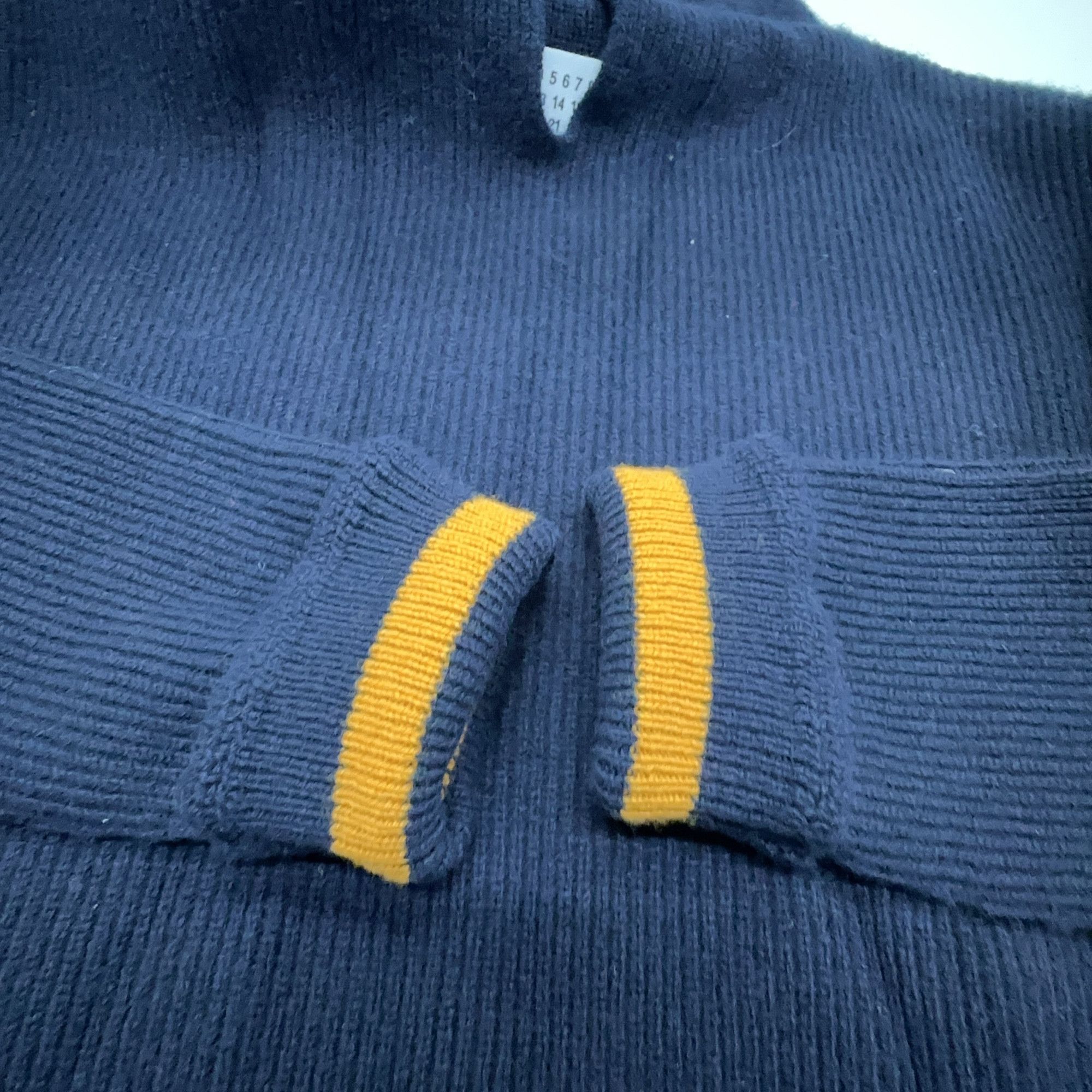 Maison Margiela Maison Margiela Striped Ribbed Sweater Size S Size US S / EU 44-46 / 1 - 8 Thumbnail