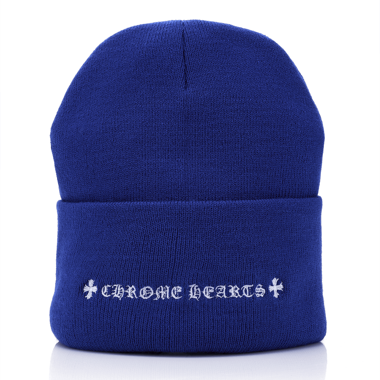 Chrome Hearts Watch Cap Beanie Blue Size ONE SIZE - 2 Thumbnail