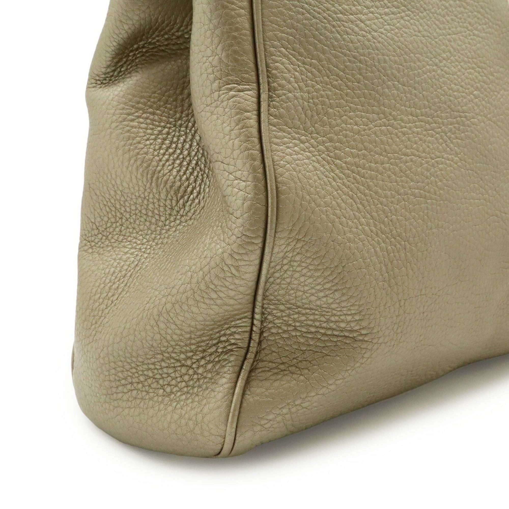 Gucci GUCCI Bamboo Small Shopper Handbag Shoulder Bag Leather Champagne Gold 336032 Size ONE SIZE - 9 Thumbnail