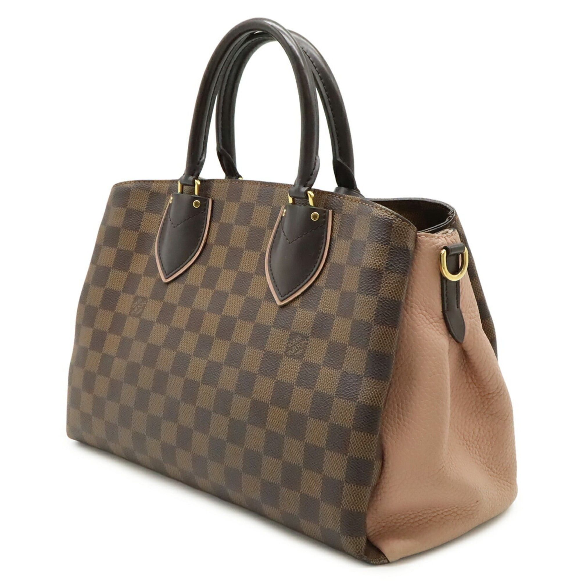 Louis Vuitton LOUIS VUITTON Damier Normandie Handbag Brown Magnolia Pink Shoulder Bag N41488 Size ONE SIZE - 3 Thumbnail