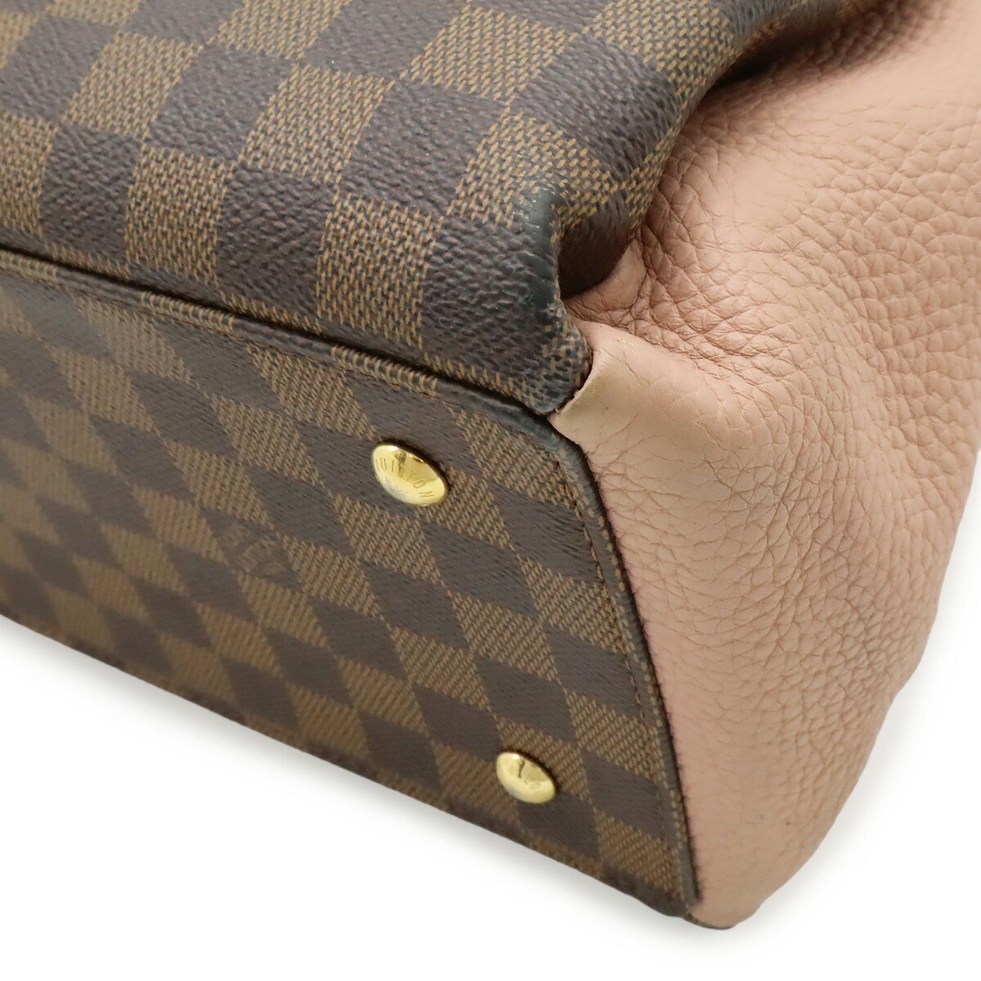 Louis Vuitton LOUIS VUITTON Damier Normandie Handbag Brown Magnolia Pink Shoulder Bag N41488 Size ONE SIZE - 4 Thumbnail