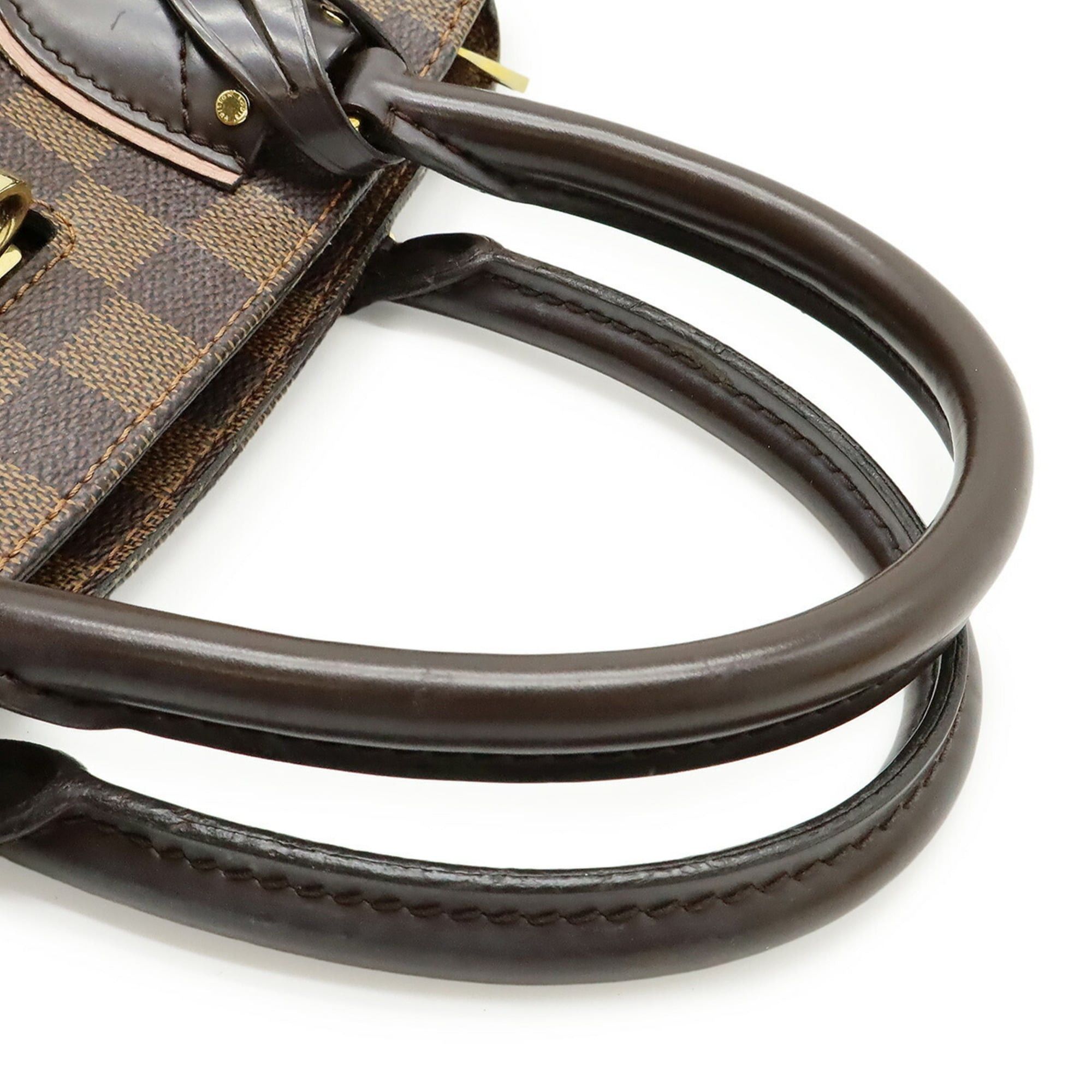 Louis Vuitton LOUIS VUITTON Damier Normandie Handbag Brown Magnolia Pink Shoulder Bag N41488 Size ONE SIZE - 5 Thumbnail